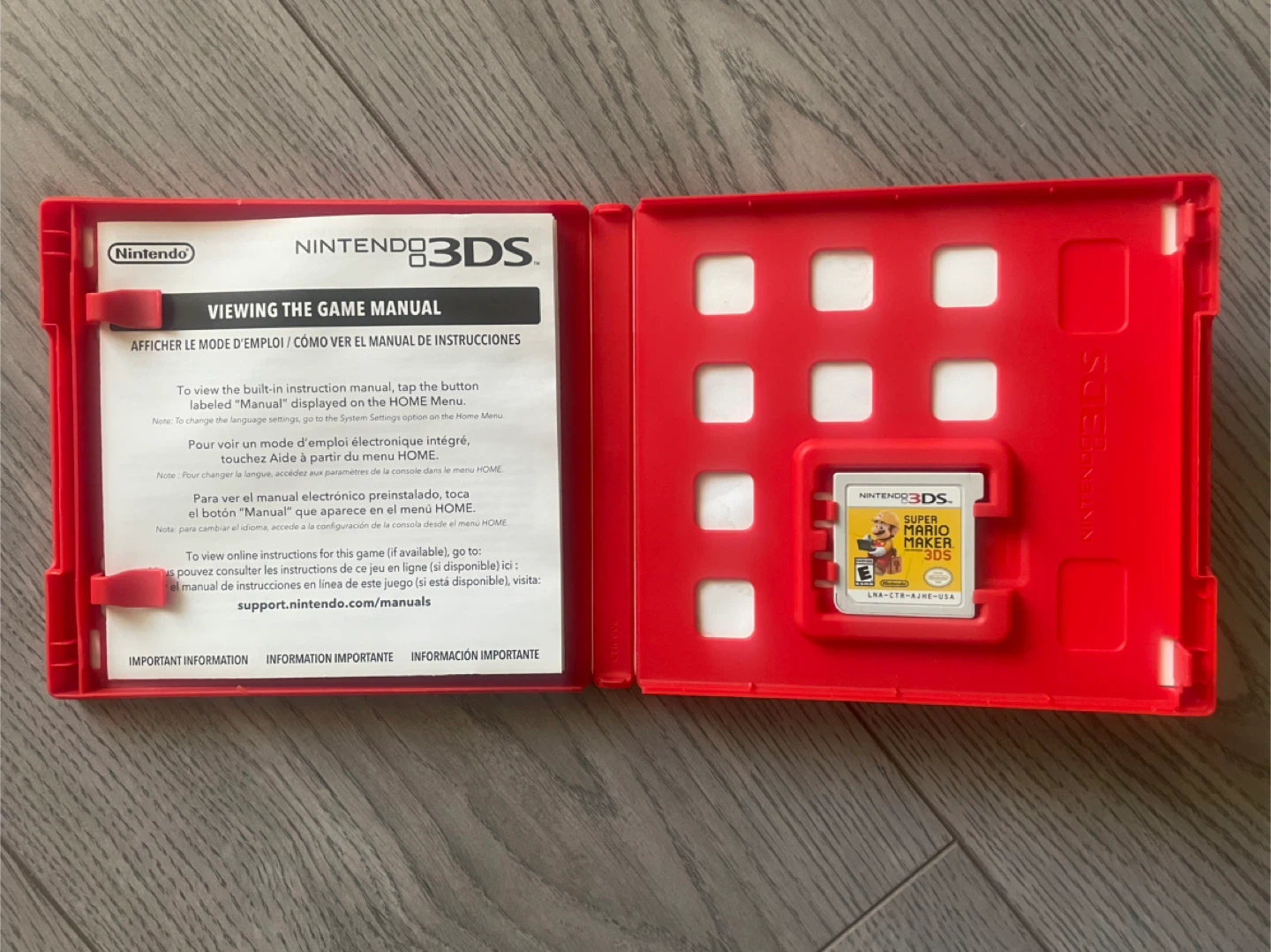 Nintendo 3DS Super Mario Maker Game - photo 2