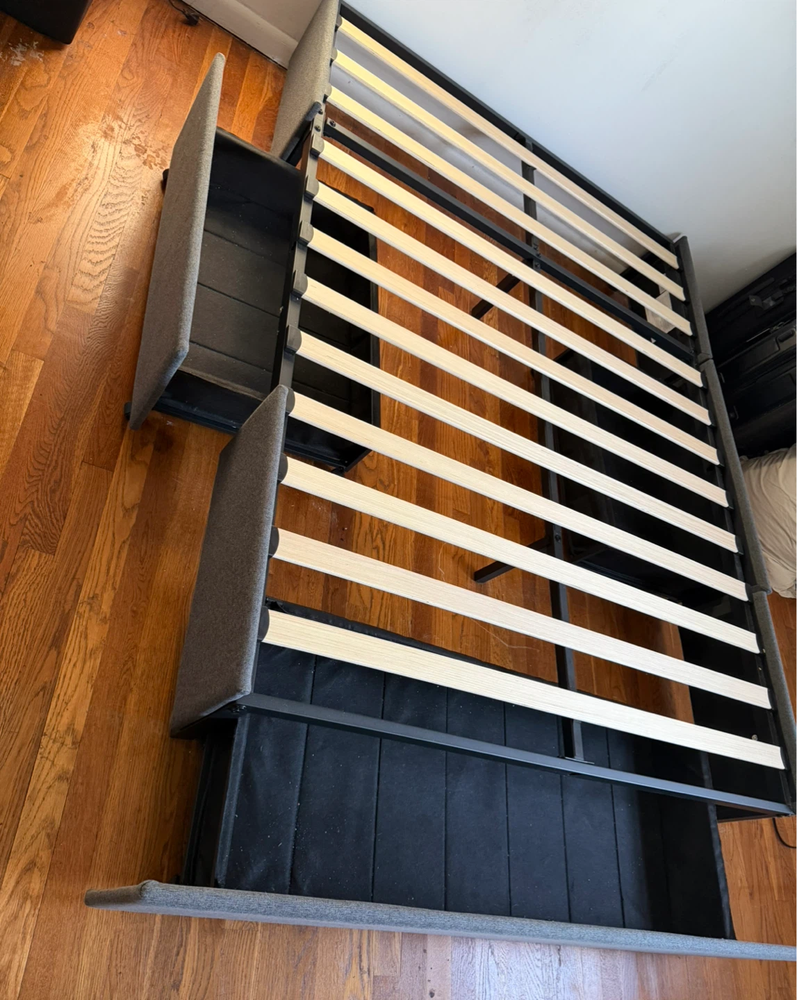 Full Size Bed Frame with Storage Drawers - photo 5