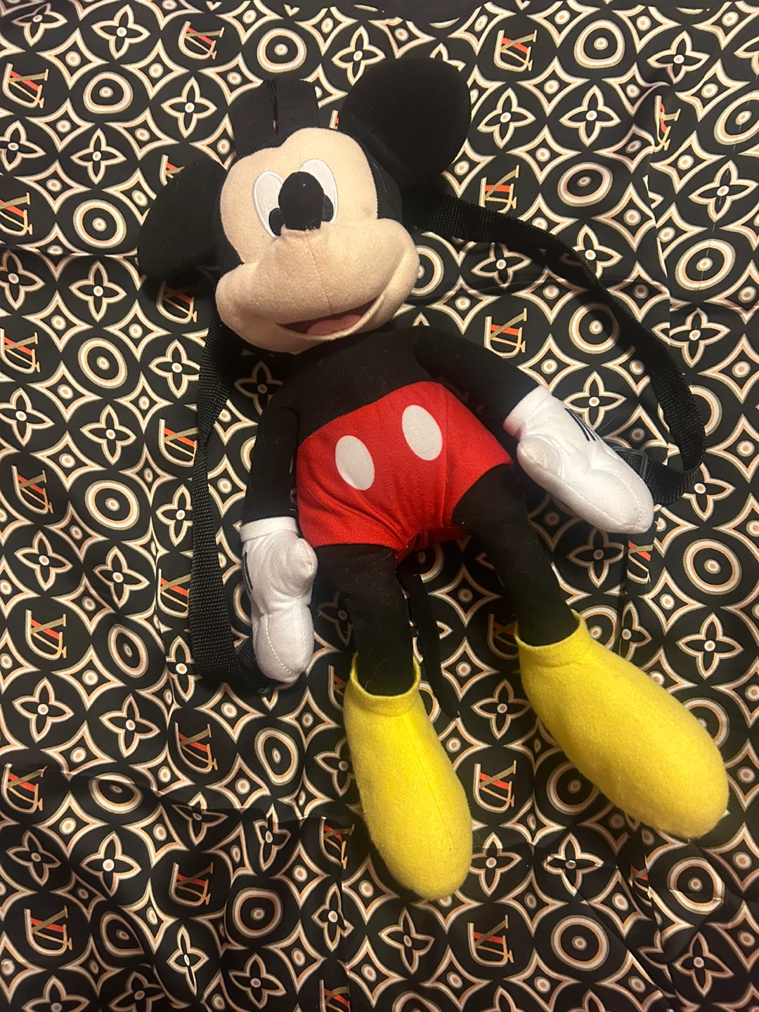 VINTAGE DISNEY MICKEY MOUSE PLUSH BACKPACK - photo 2