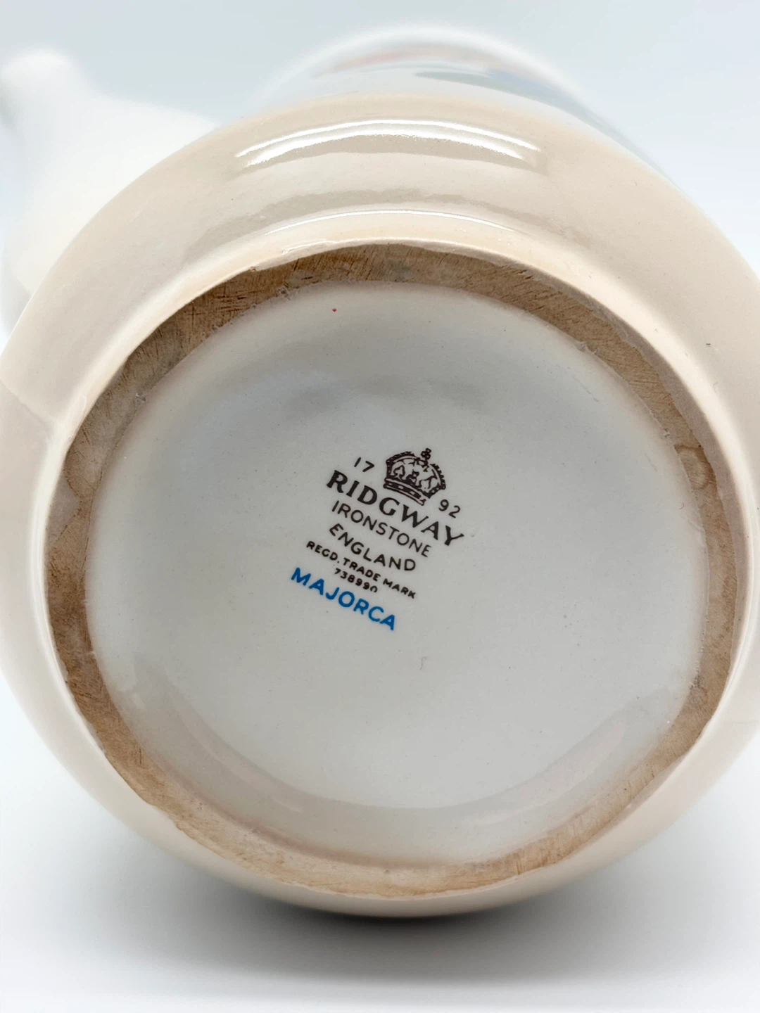 Vintage Ridgeway Ironstone “Majorca” floral tea pot - photo 5