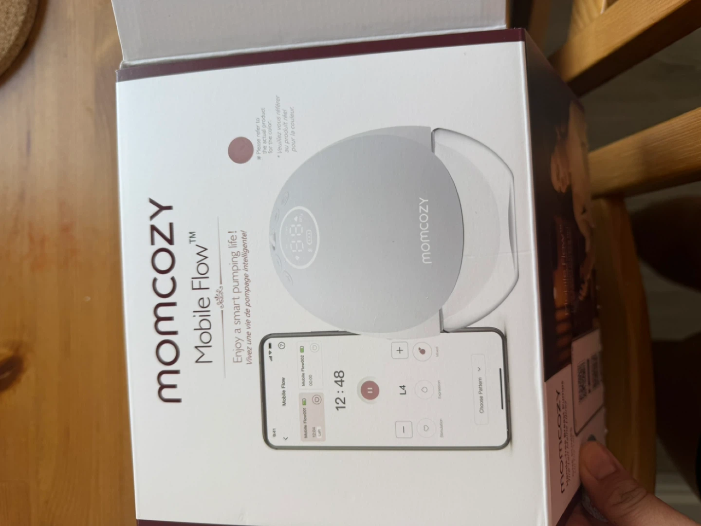 Momcozy Mobile Flow Wearable Breast Pump - Pink