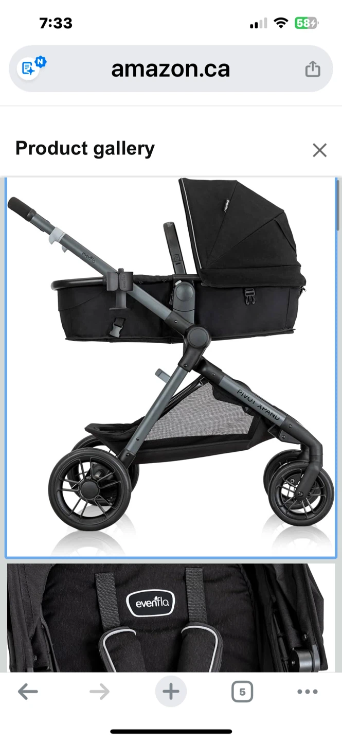 Evenflo Pivot Xpand Modular Travel System Stroller - photo 3