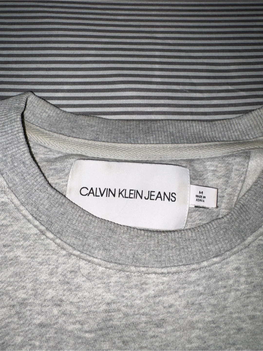 Calvin Klein Jeans Fleece Crewneck Sweatshirt - photo 2