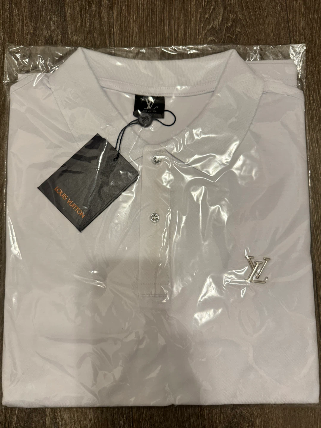 Louis Vuitton Polo Shirt white and black - photo 4