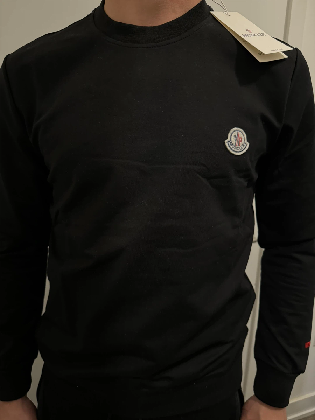Moncler Long Sleeve Sweater white and black - photo 4