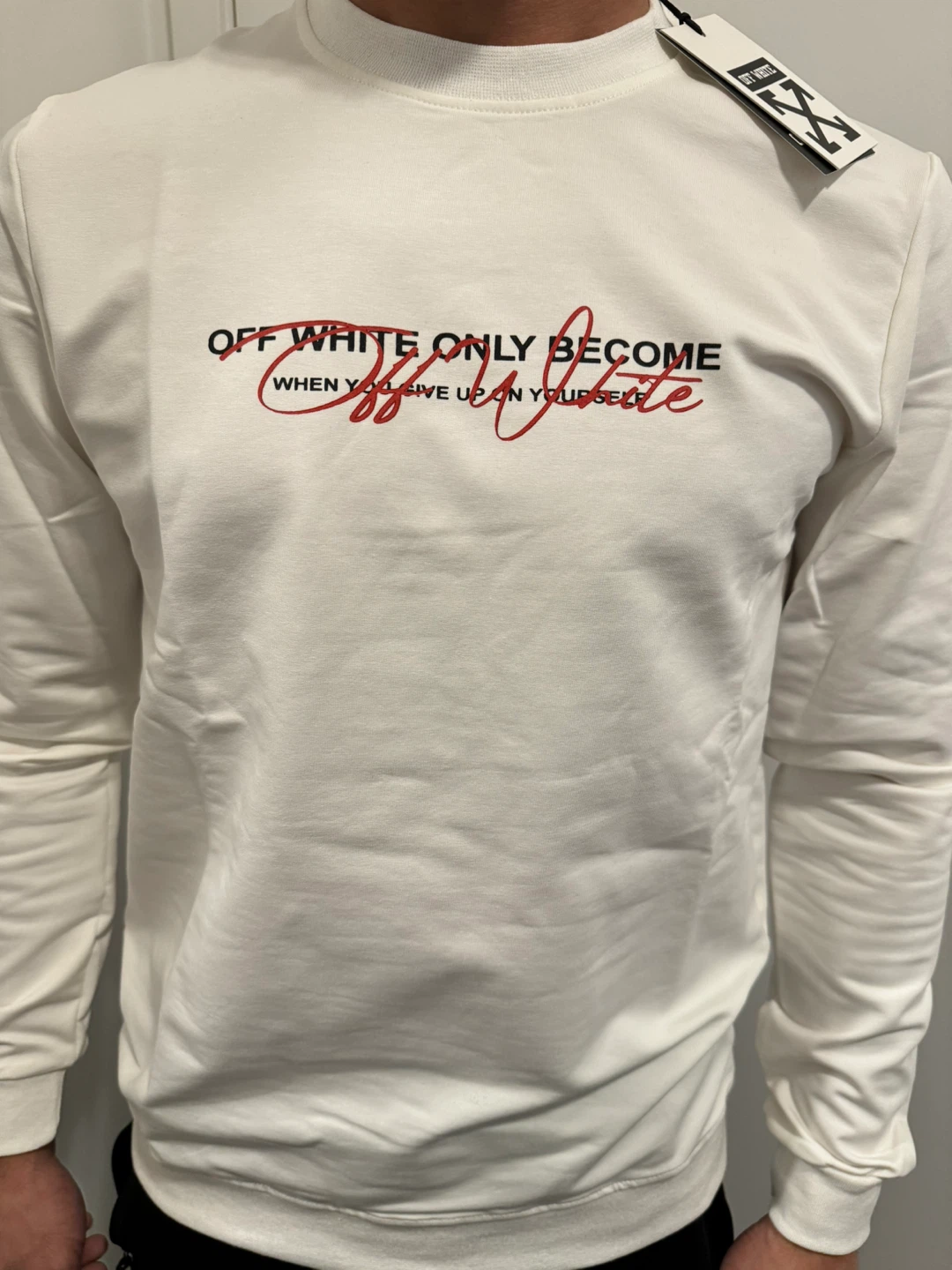 OFF WHITE Mickey Mouse Graphic Sweatshirt - photo 2