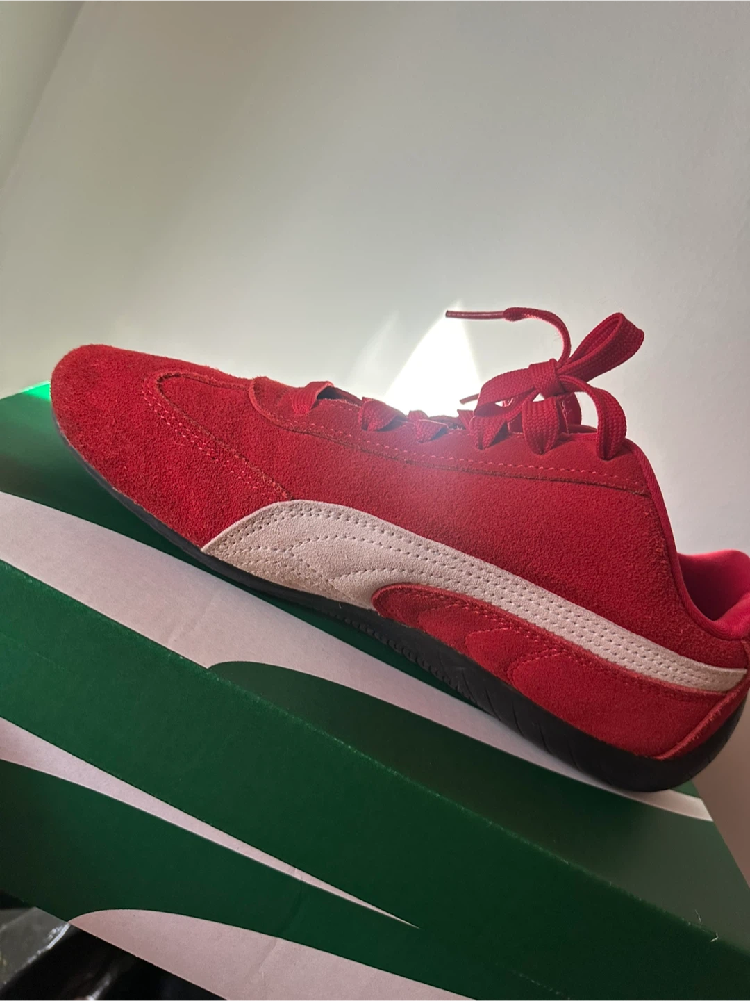 Puma Red Suede Sneakers - photo 2