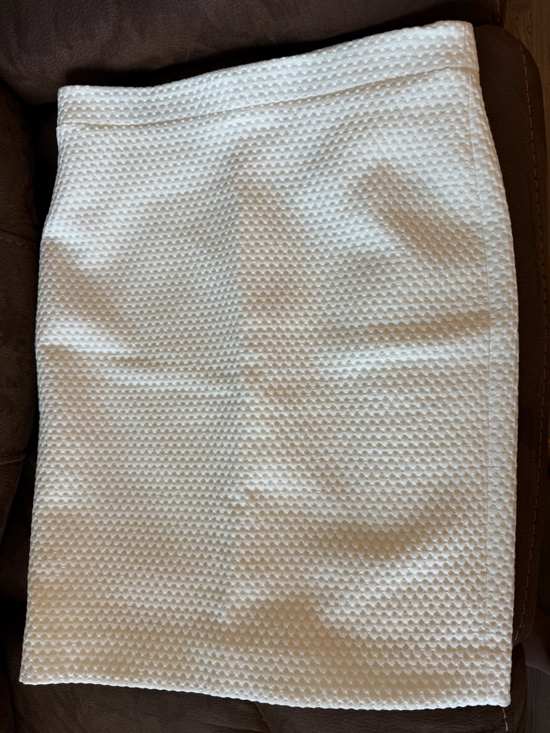 J. Crew White Textured Pencil Skirt Size 10