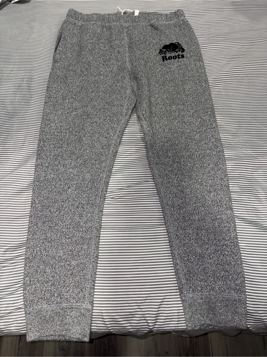 Roots Organic Park Slim Sweatpants Tall Heather