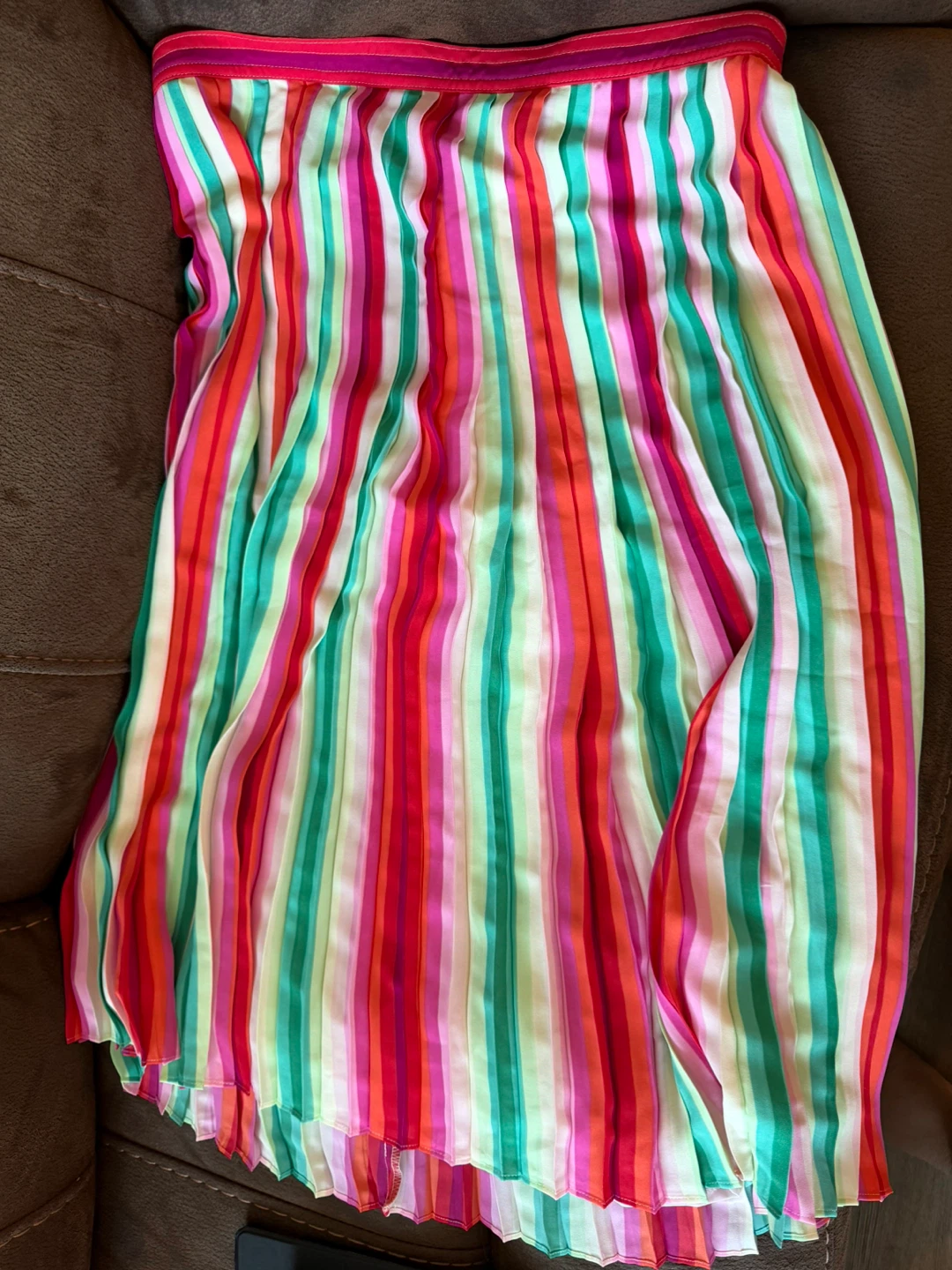 (NEW) J. Crew Pleated Midi Skirt Size 10