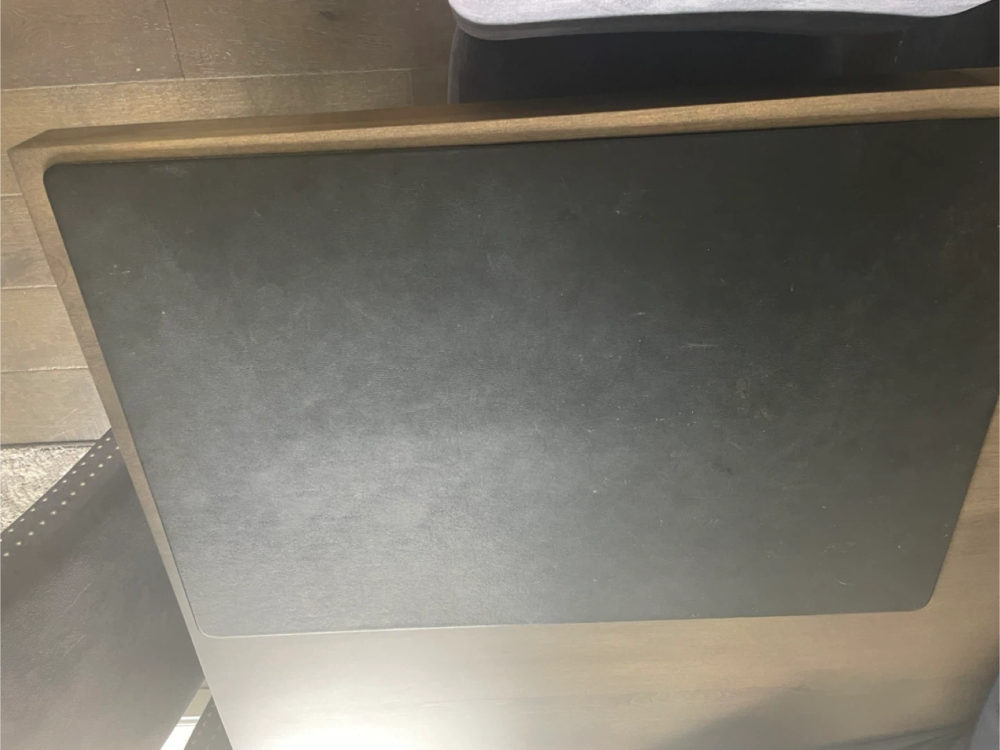 Black Leather Desk Mat