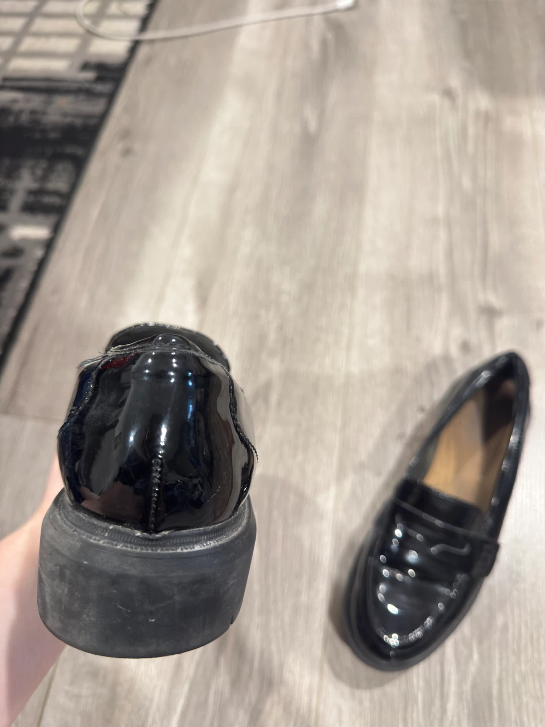 Black Patent Leather Loafers - photo 2