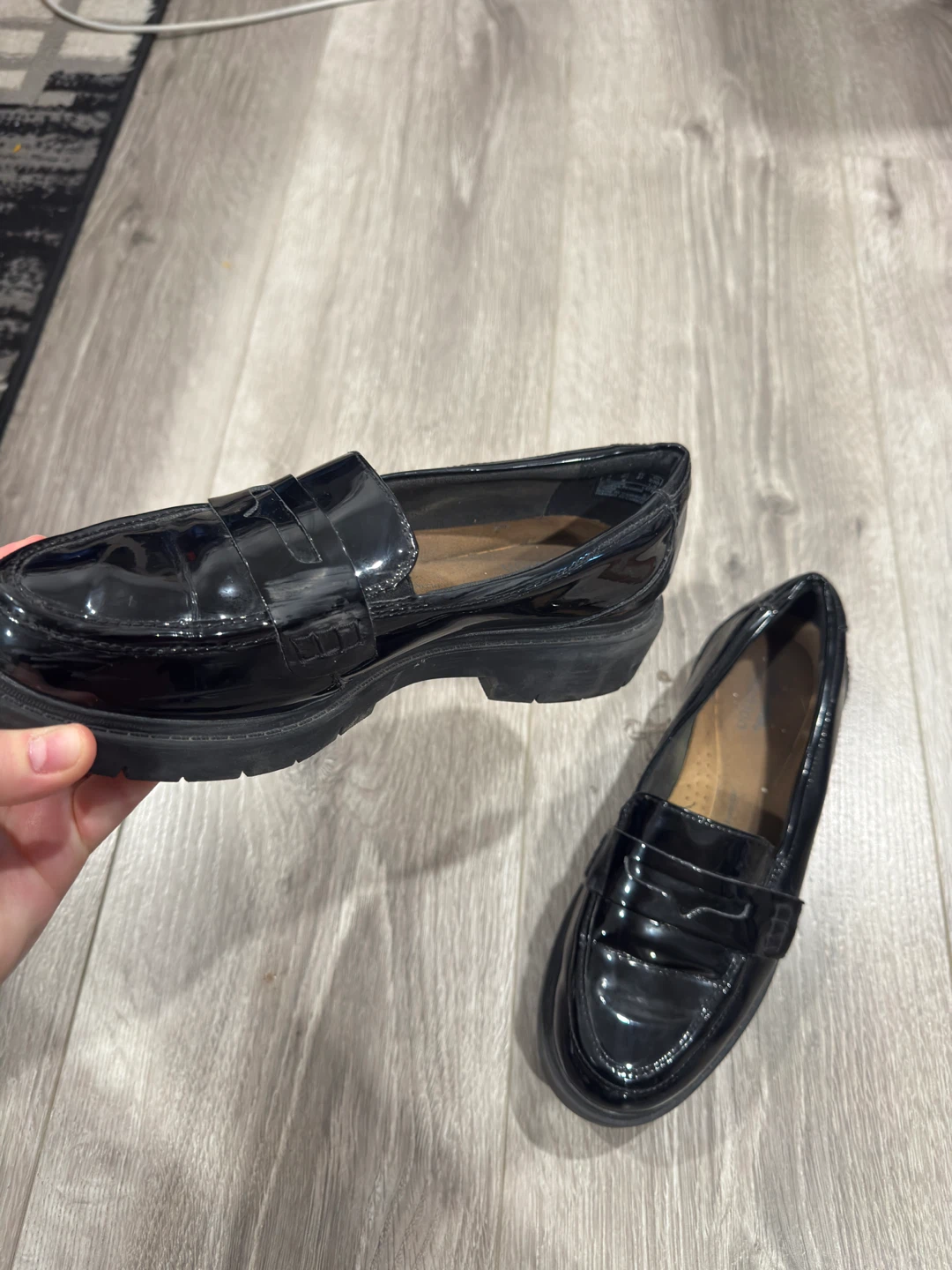 Black Patent Leather Loafers - photo 3