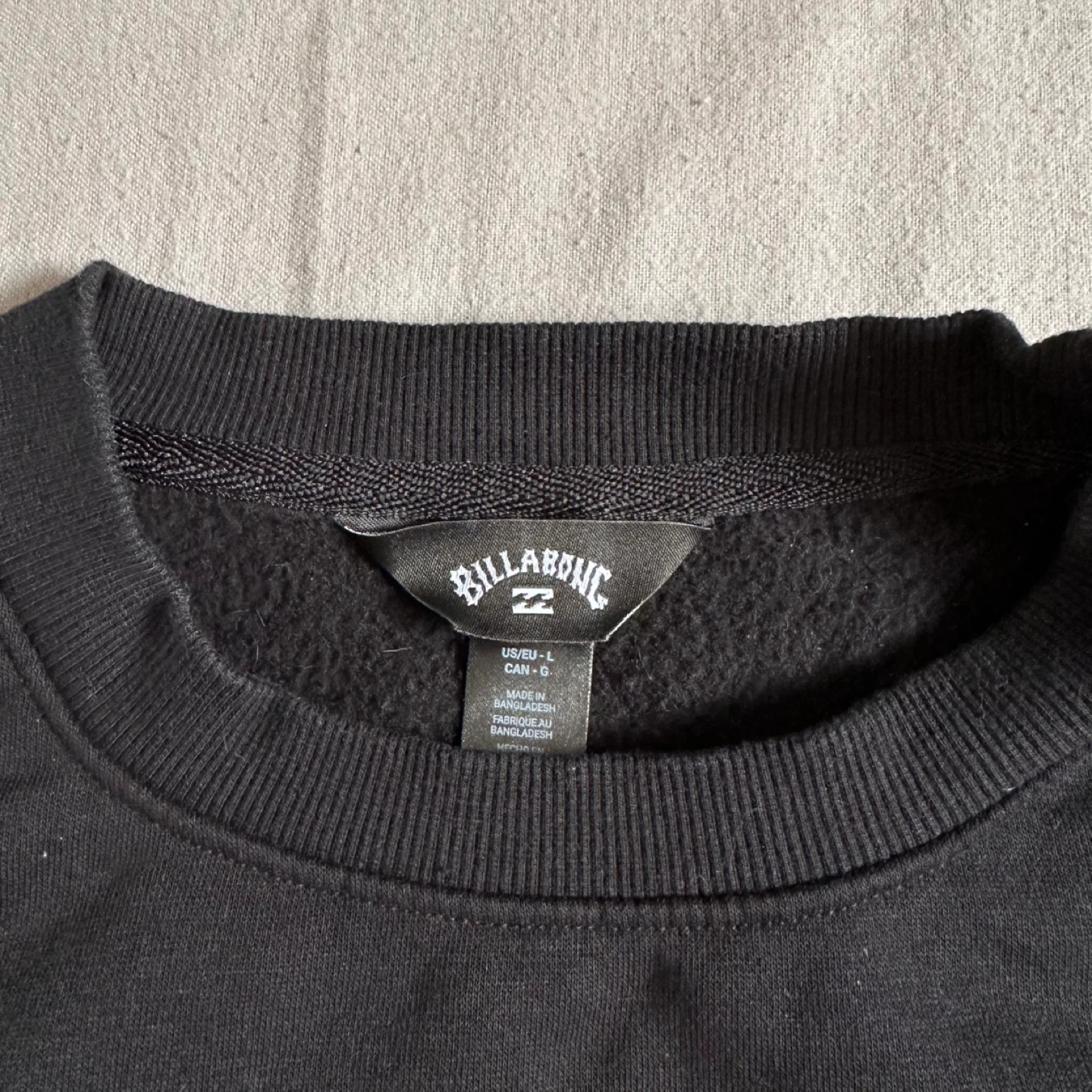 Billabong Black Crewneck Sweatshirt Size L - photo 2