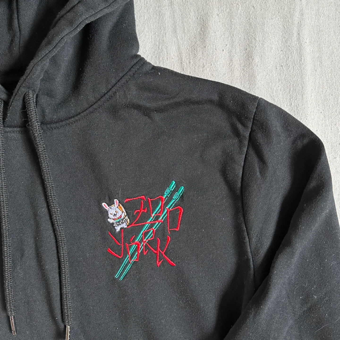 Zoo York Black Sushi Graphic Hoodie Size S - photo 3
