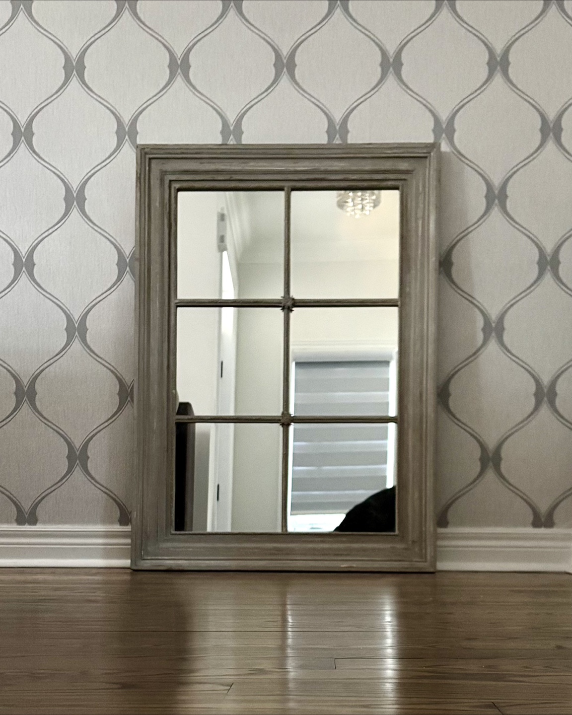 Decorative Window Pane Mirror - photo 2