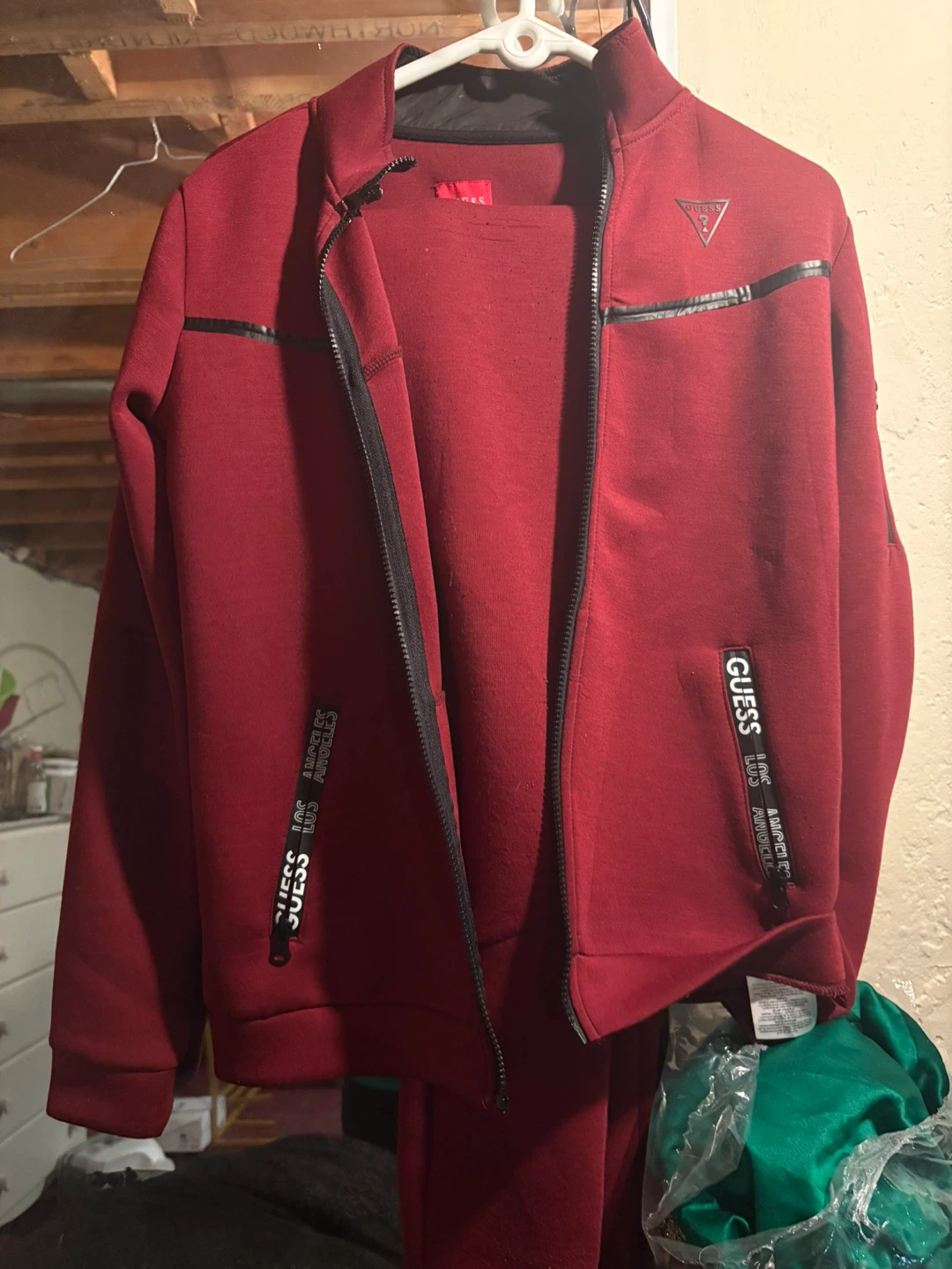 Guess Red Tracksuit Jacket