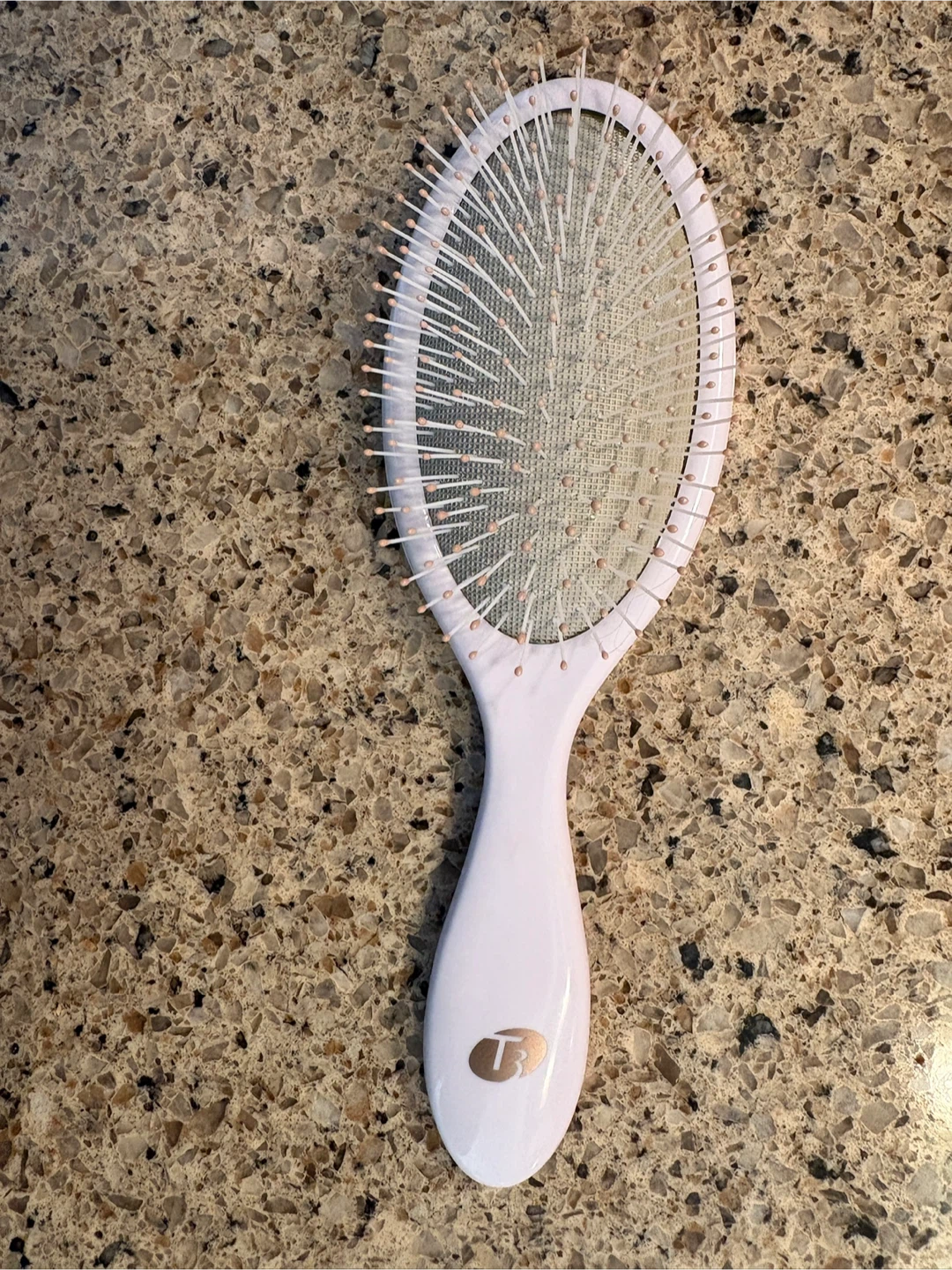 T3 White Detangling Hair Brush