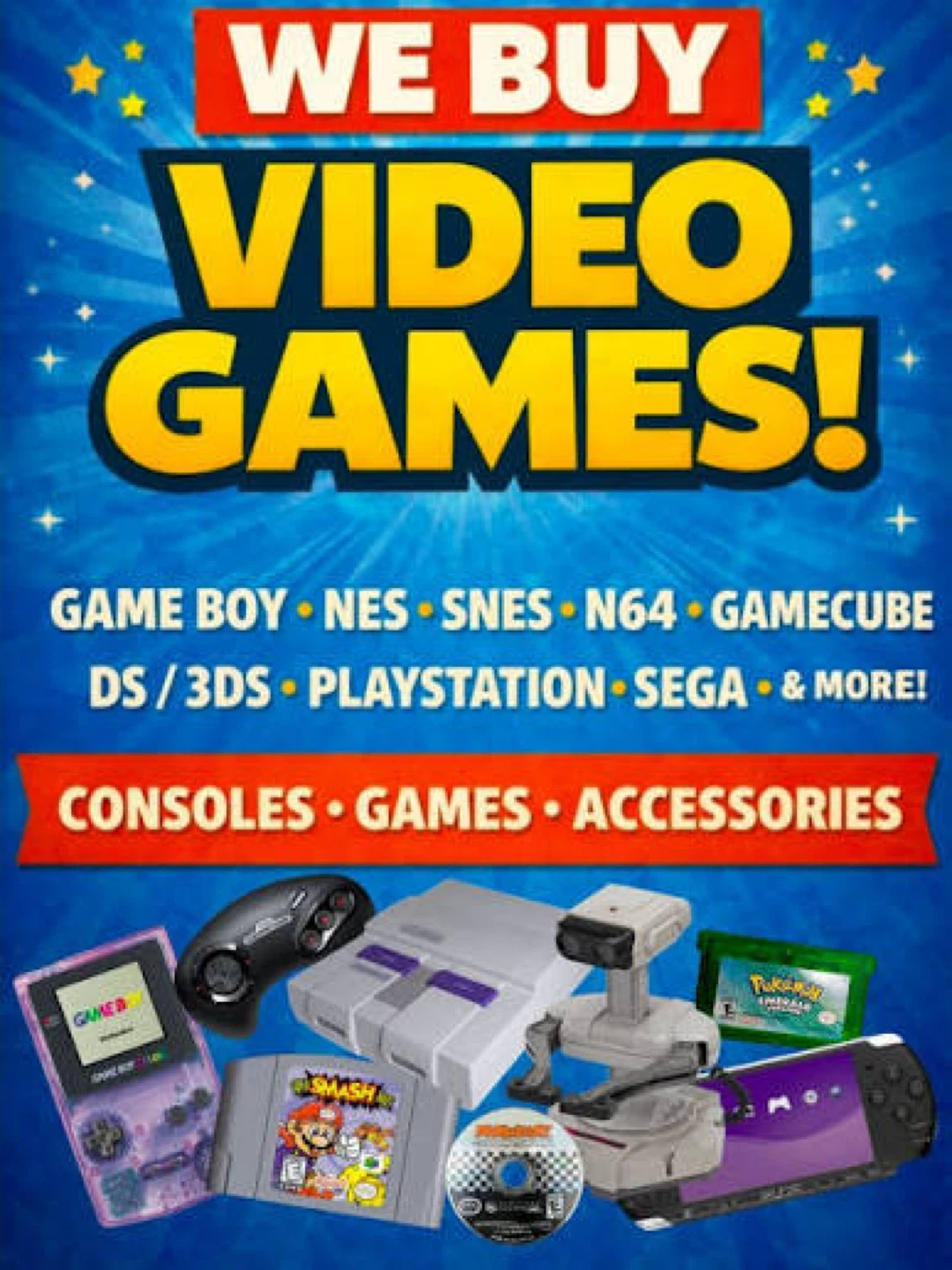 I BUY OLD VIDEO GAMES