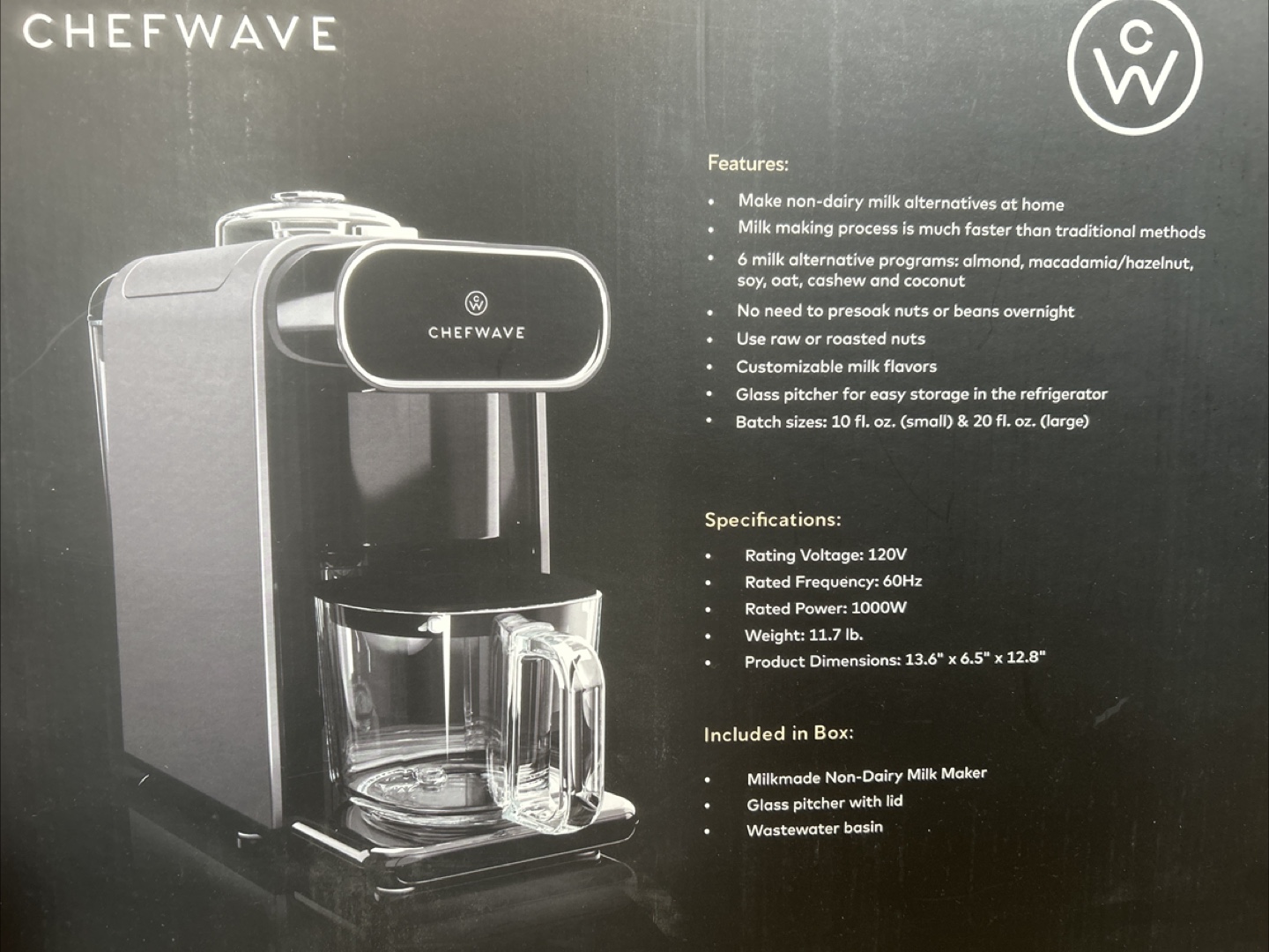 Chefwave Milkmade Non-Dairy Milk Maker - photo 5