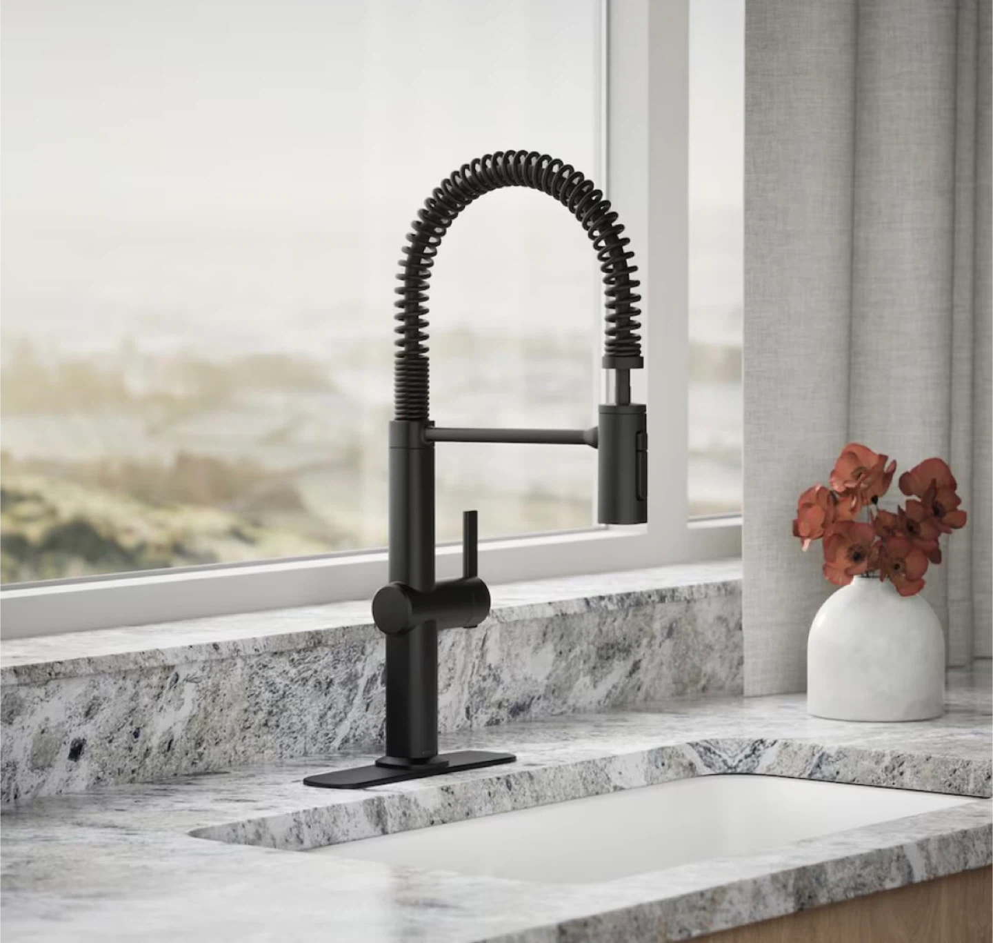 Kohler HAKU Matte Black Faucet