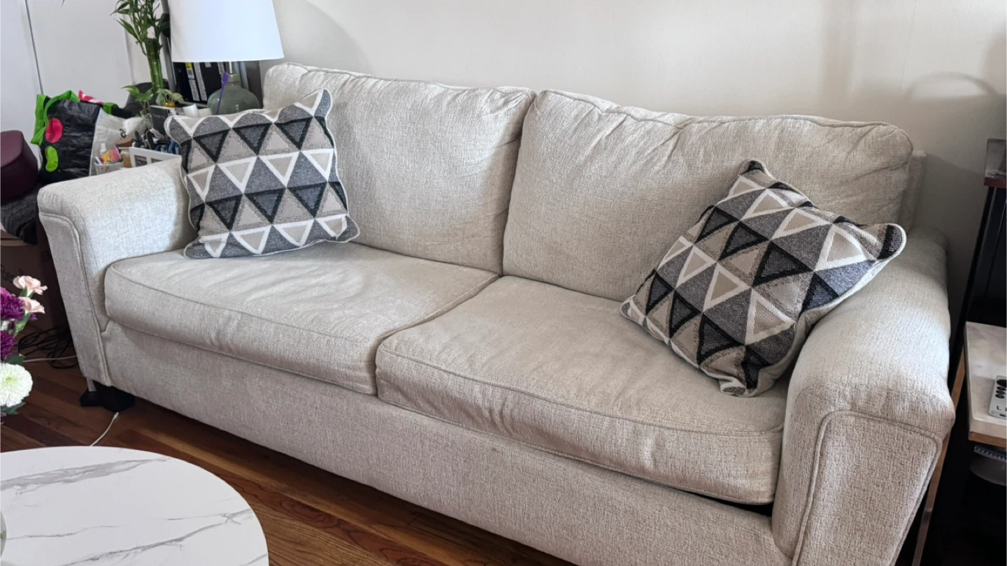 Sofa Bed with Throw Pillows - photo 3
