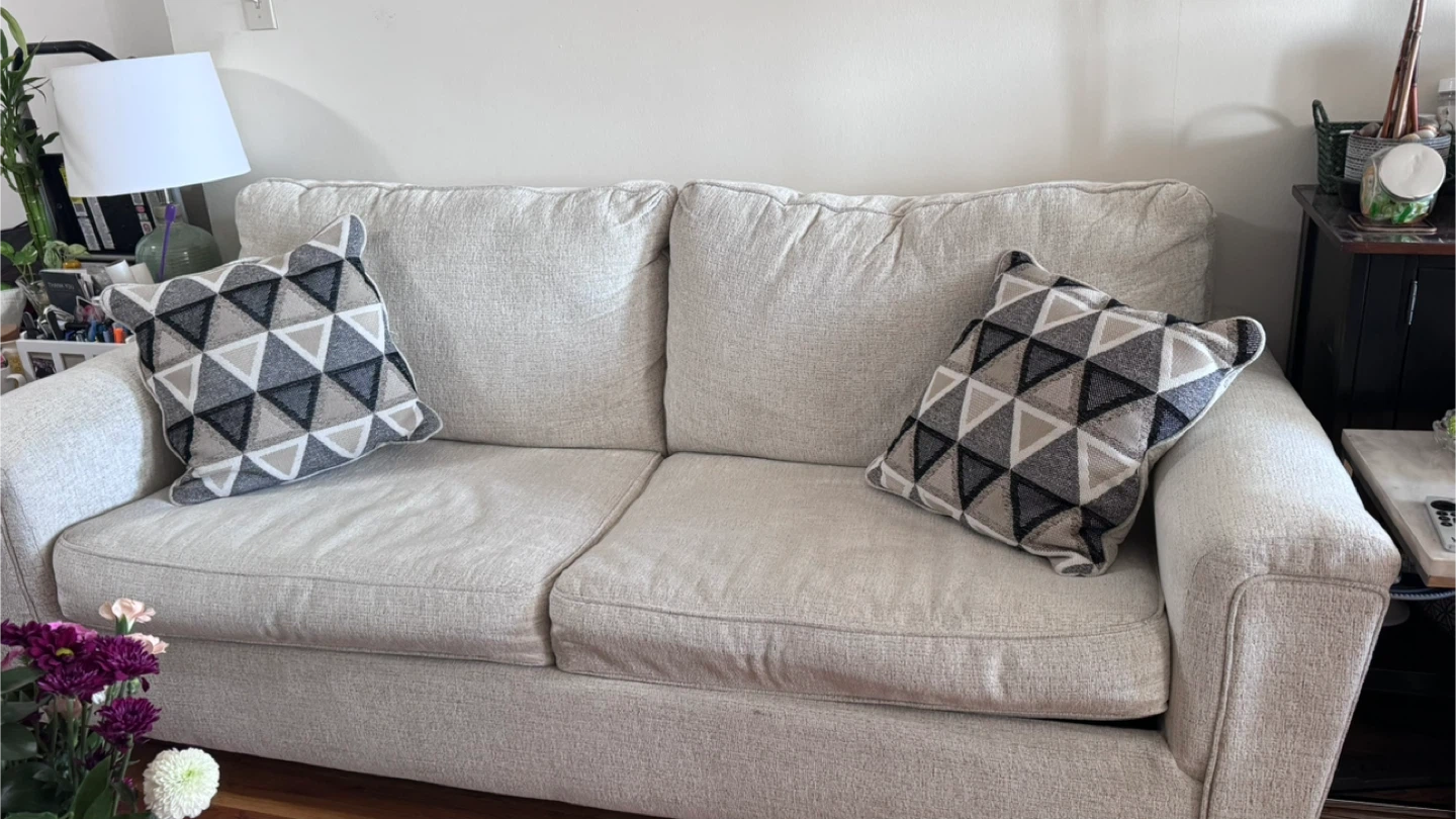 Sofa Bed with Throw Pillows - photo 2