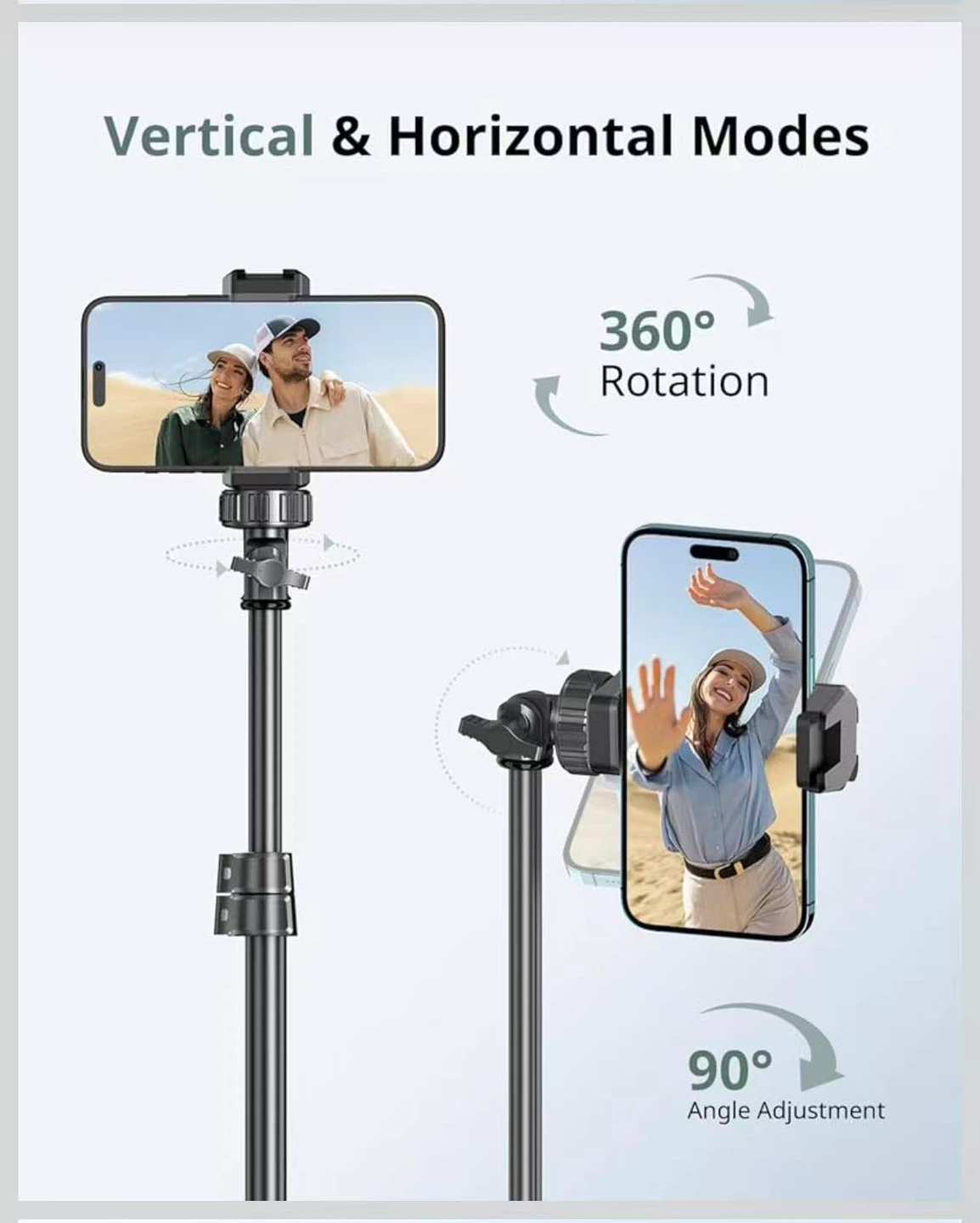 Adjustable Selfie Stick Tripod with Remote - photo 5