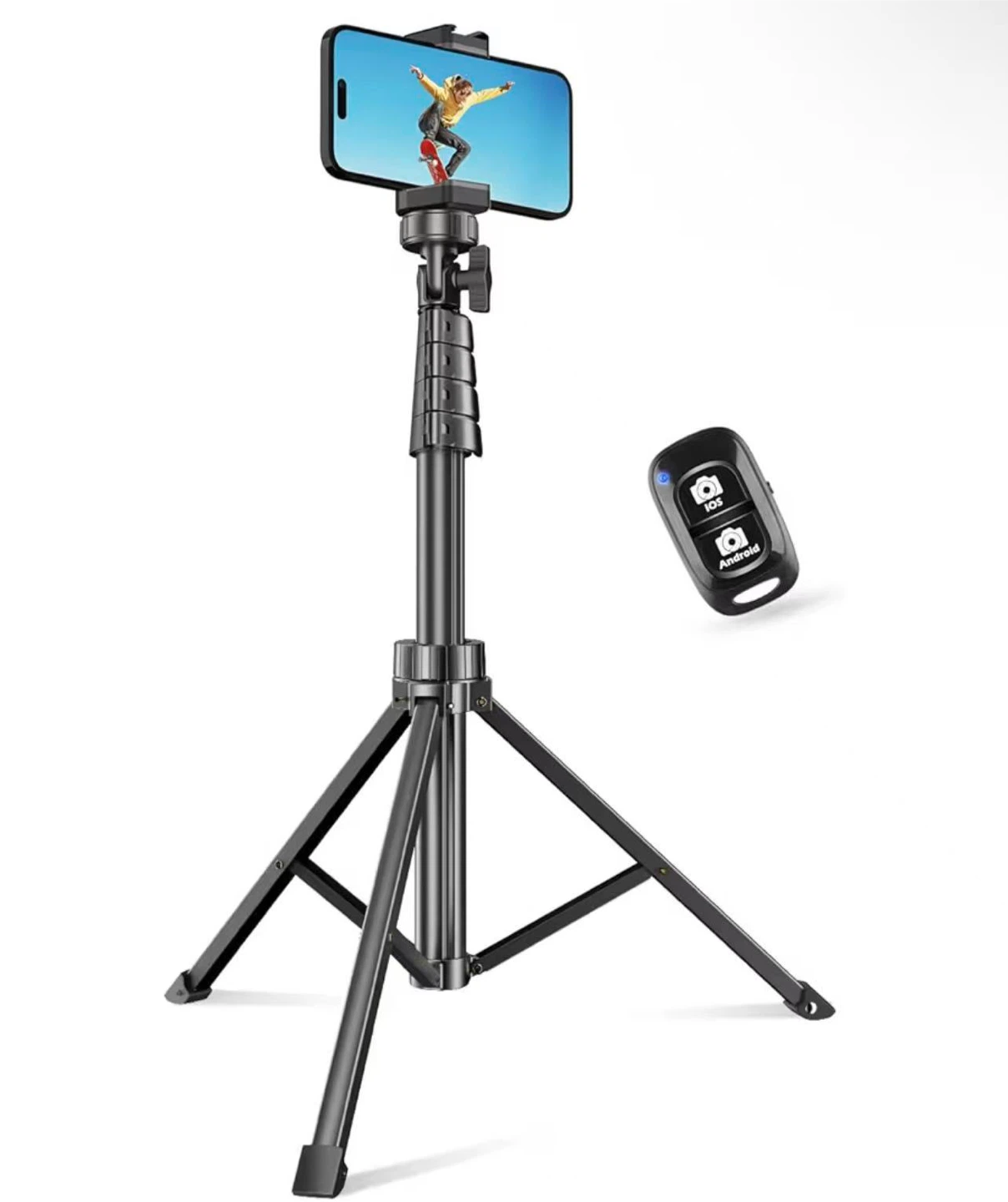 Adjustable Selfie Stick Tripod with Remote
