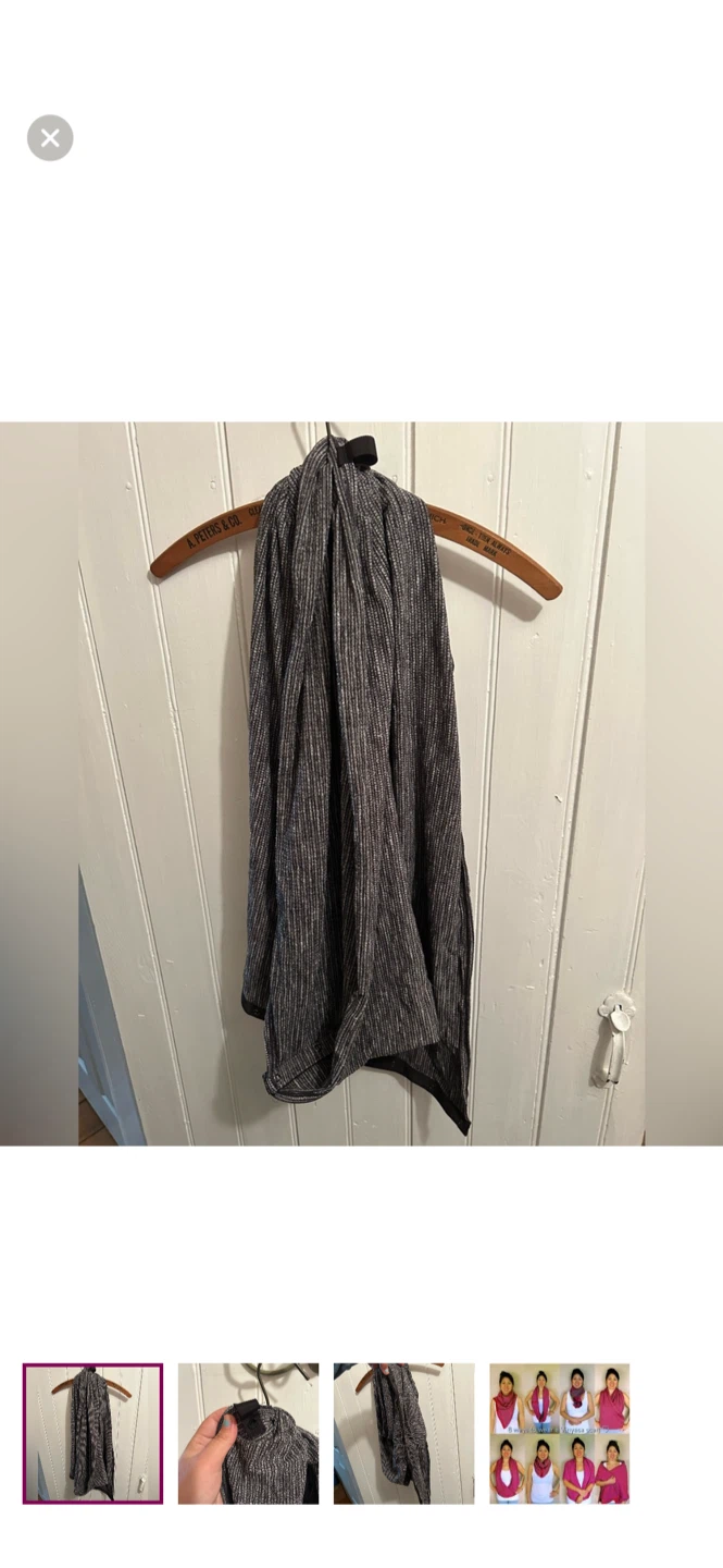 Lululemon Vinyasa Scarf - Heathered Grey