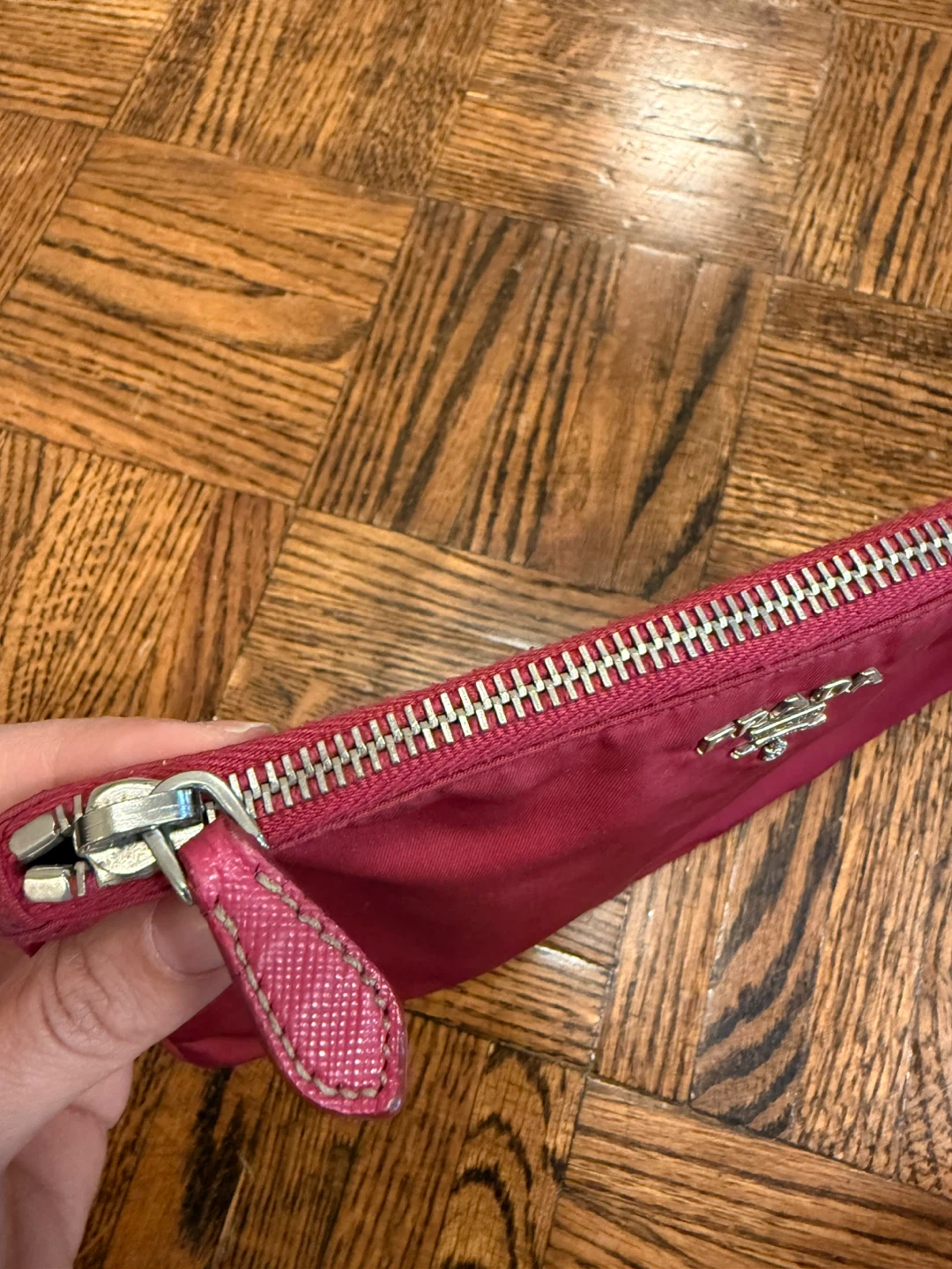 Prada Nylon Pouch Clutch Bag - photo 3