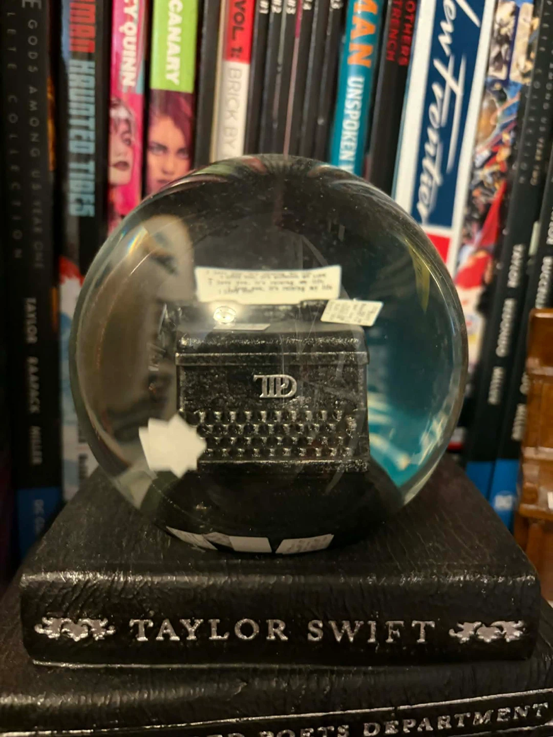Taylor Swift "The Tortured Poets Department" Snow Globe
