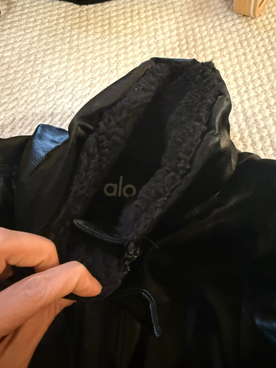 ALO Reflective Puffer Jacket Black - photo 3