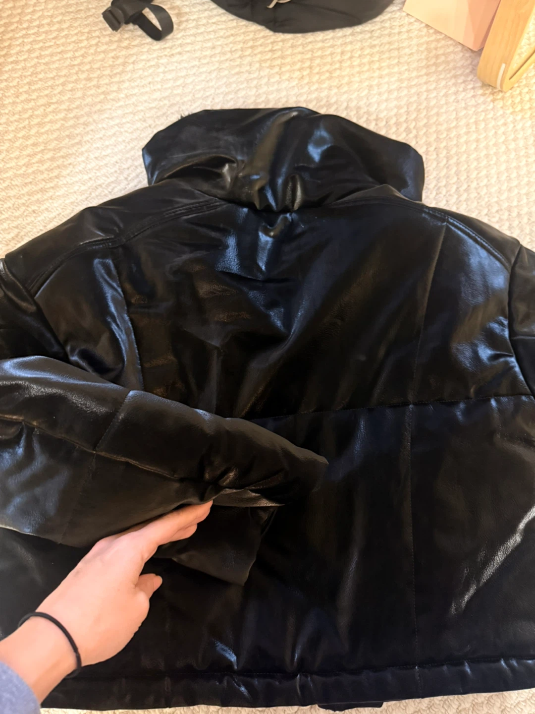 ALO Reflective Puffer Jacket Black - photo 5