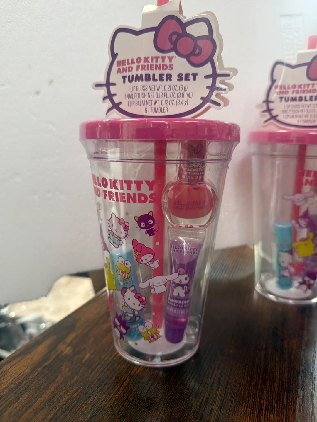 Hello Kitty and Friends Tumbler Set with Lip Gloss and Lip Balm - photo 2