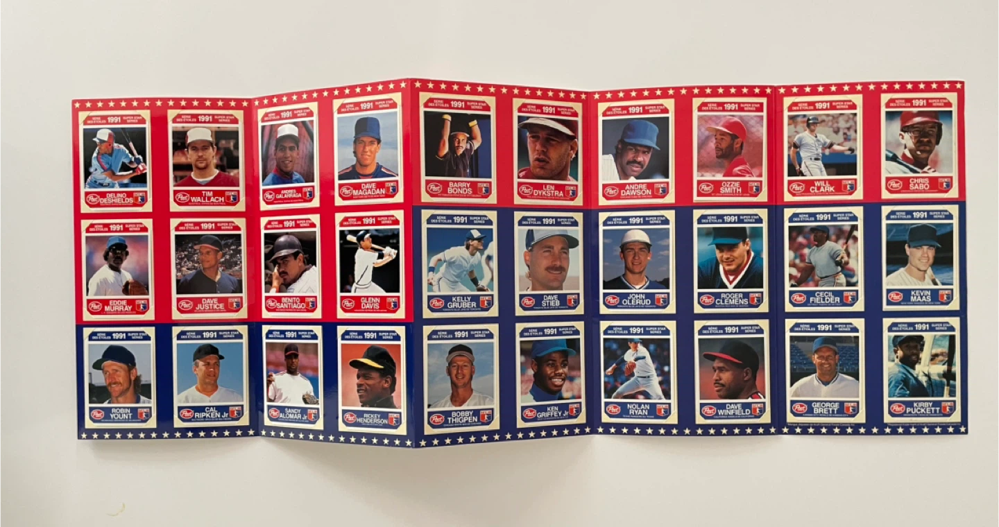 1991 & 1992 POST Baseball Card Sets - photo 3