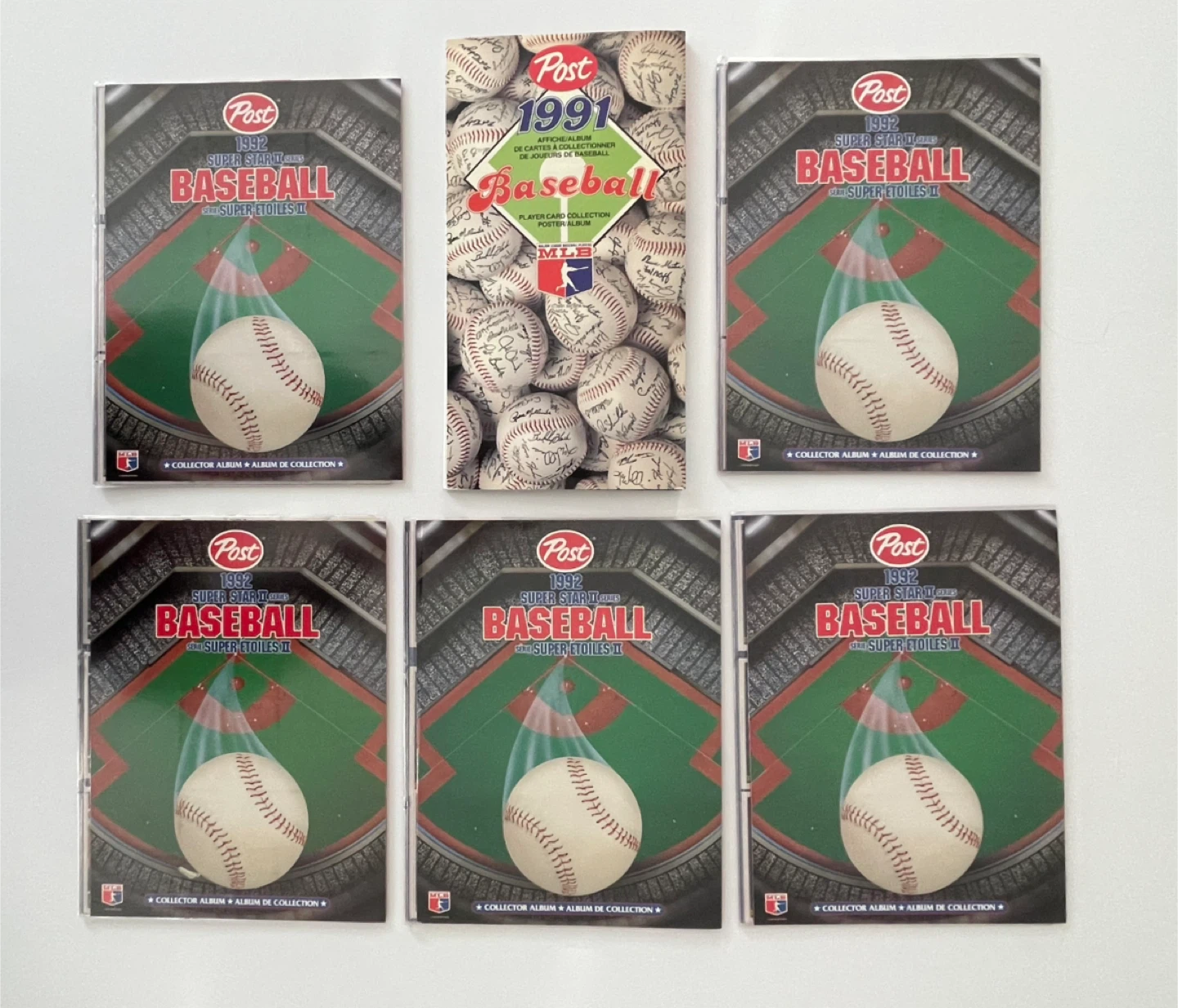 1991 & 1992 POST Baseball Card Sets