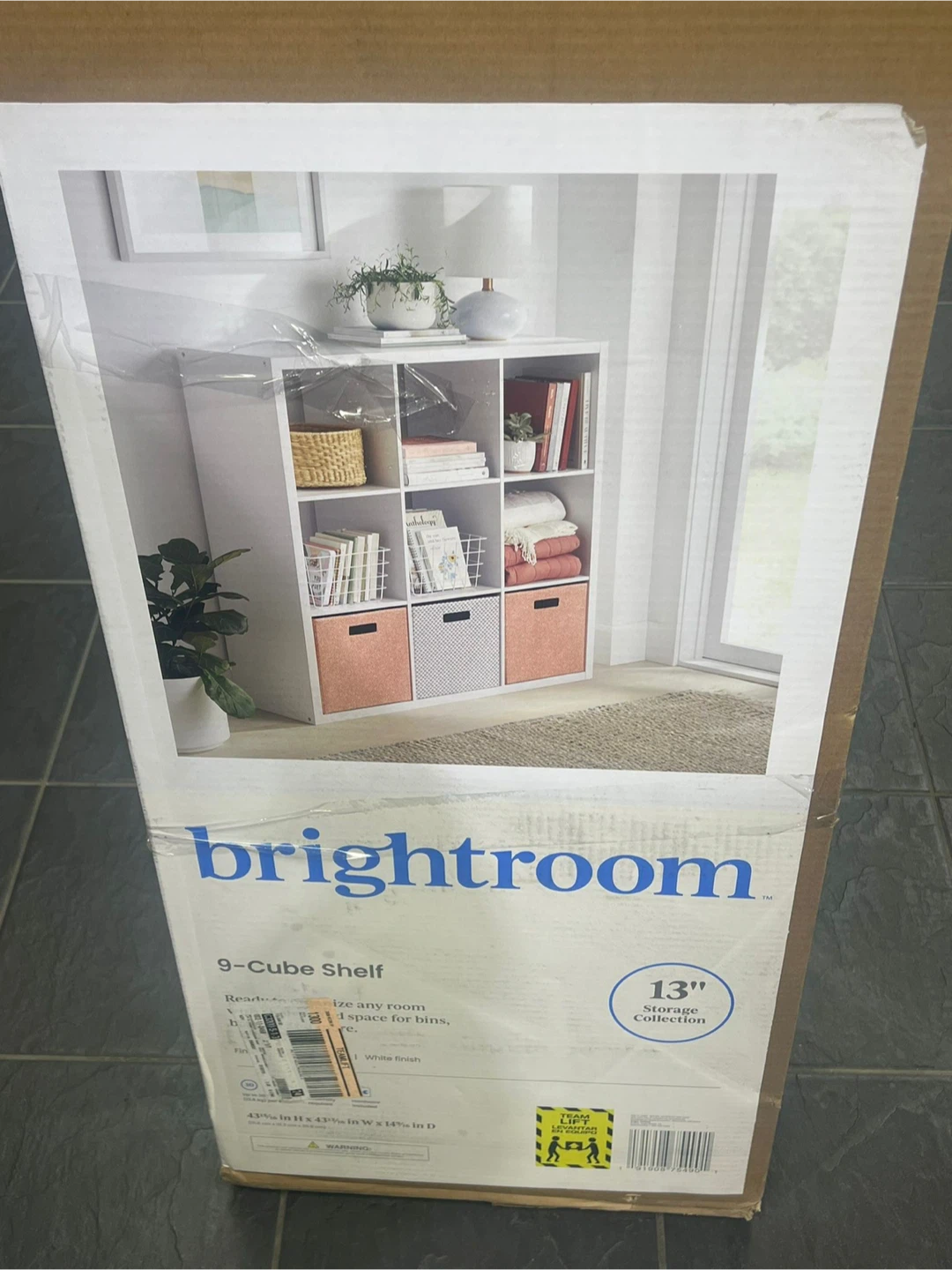 Brightroom 9-Cube Shelf( unopened box)