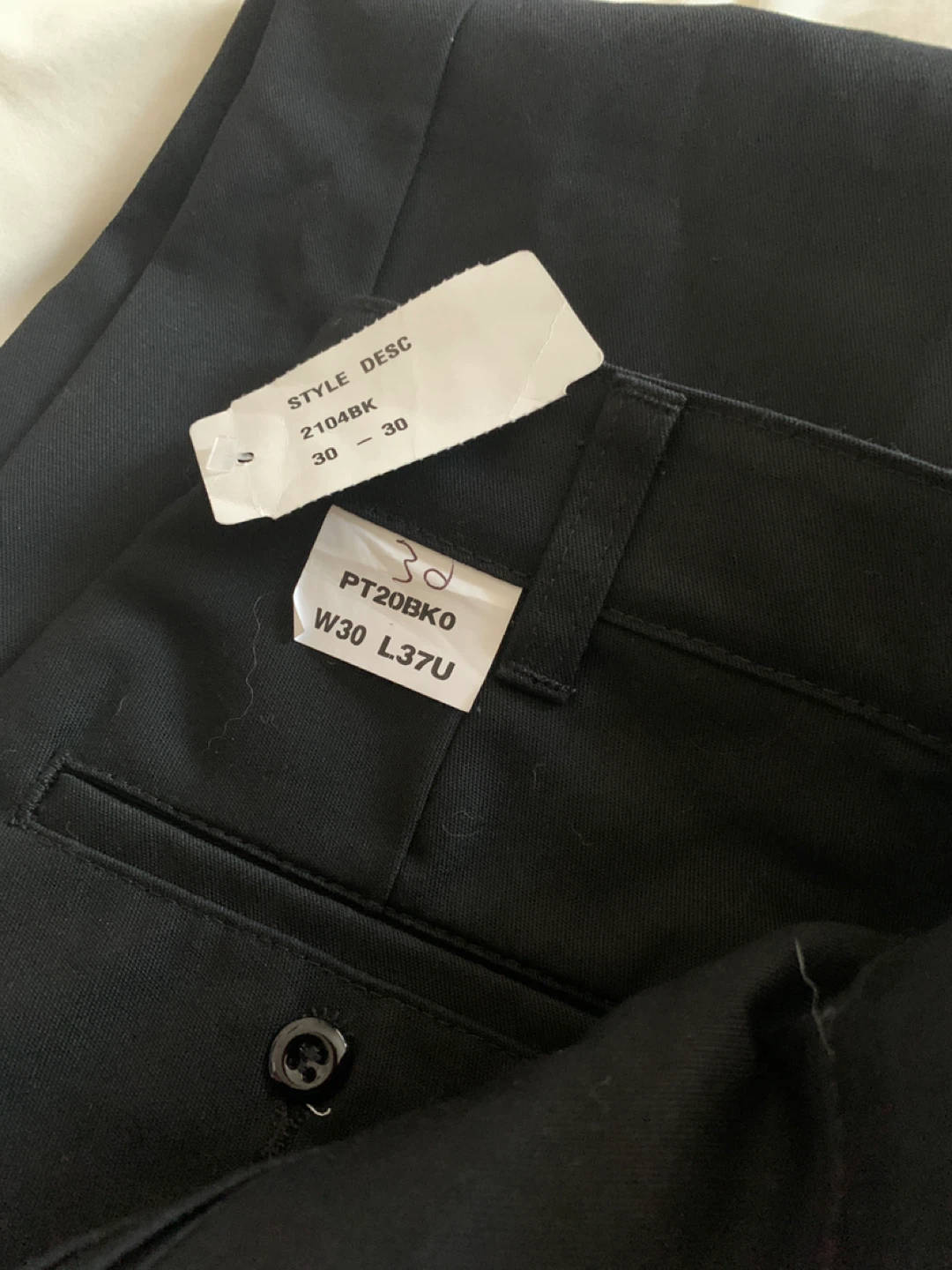 Lexus Black Cargo Work Pants - W30 L37U - photo 3