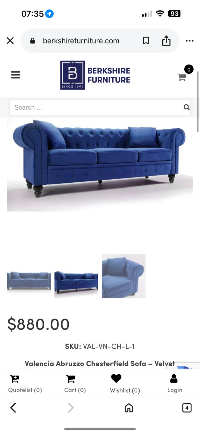 3 seat sofa