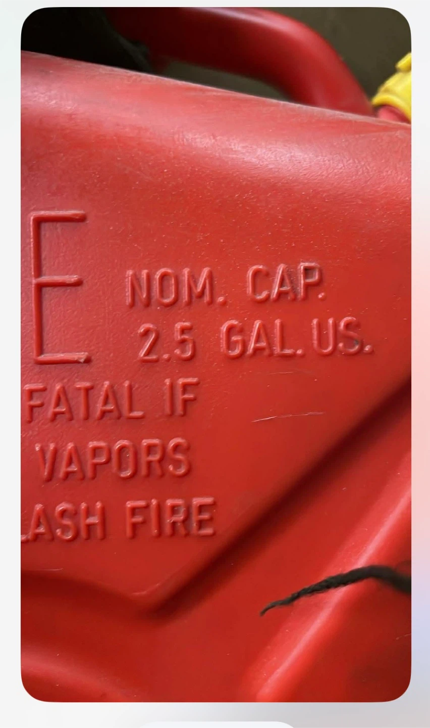 Two Red Gasoline Cans - photo 3