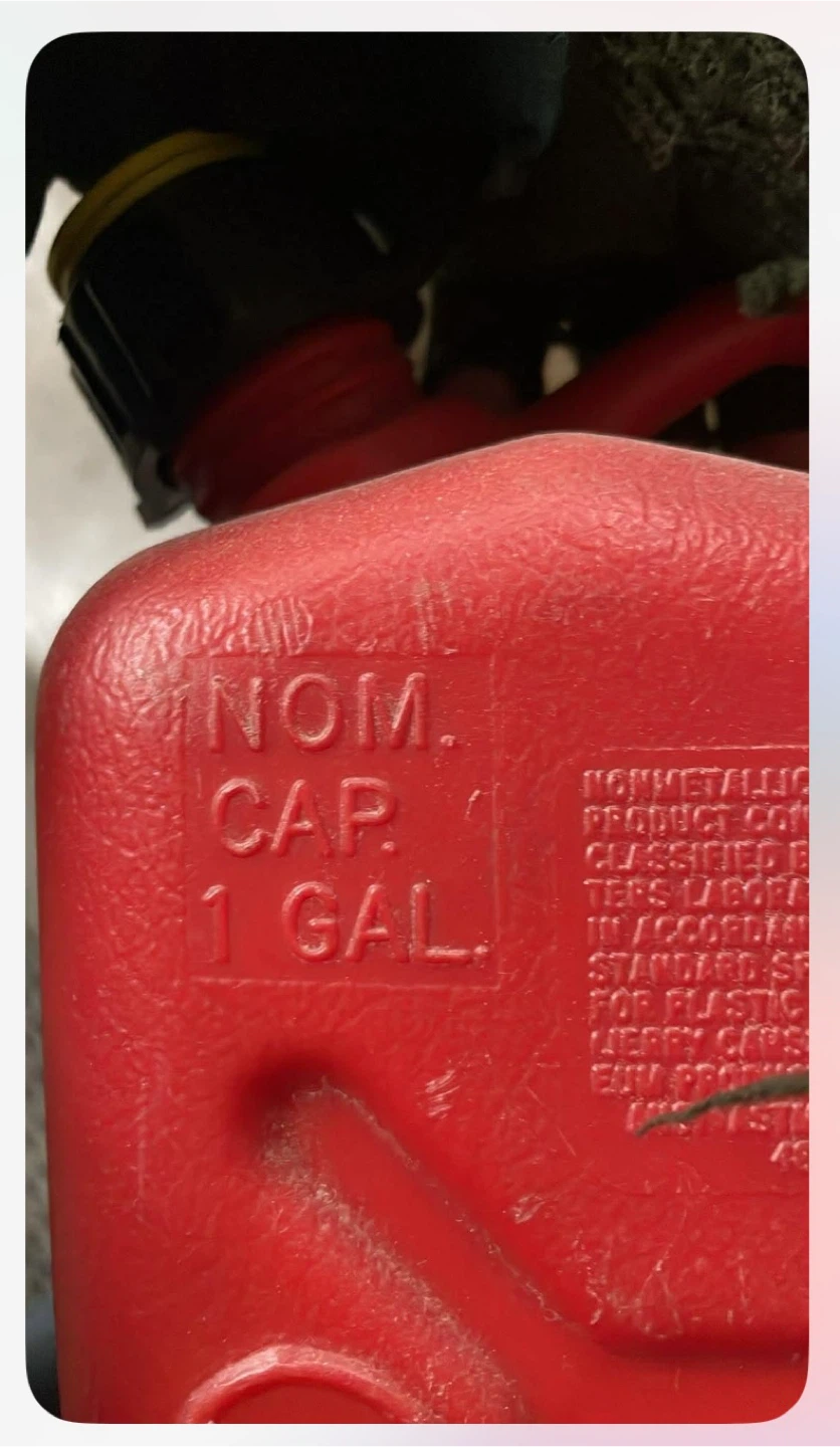 Two Red Gasoline Cans - photo 2