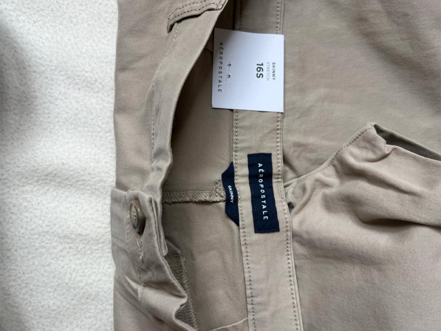 Aéropostale Skinny Khaki Pants - Size 16S - photo 4