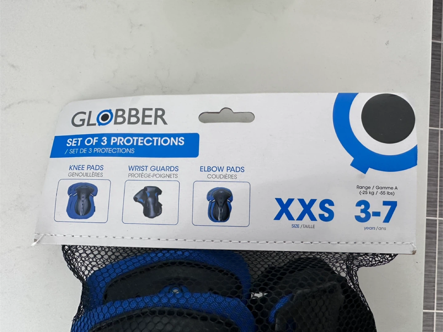 Globber kids Set of 3 Protective Gear - Knee, Wrist, Elbow Pads - photo 3