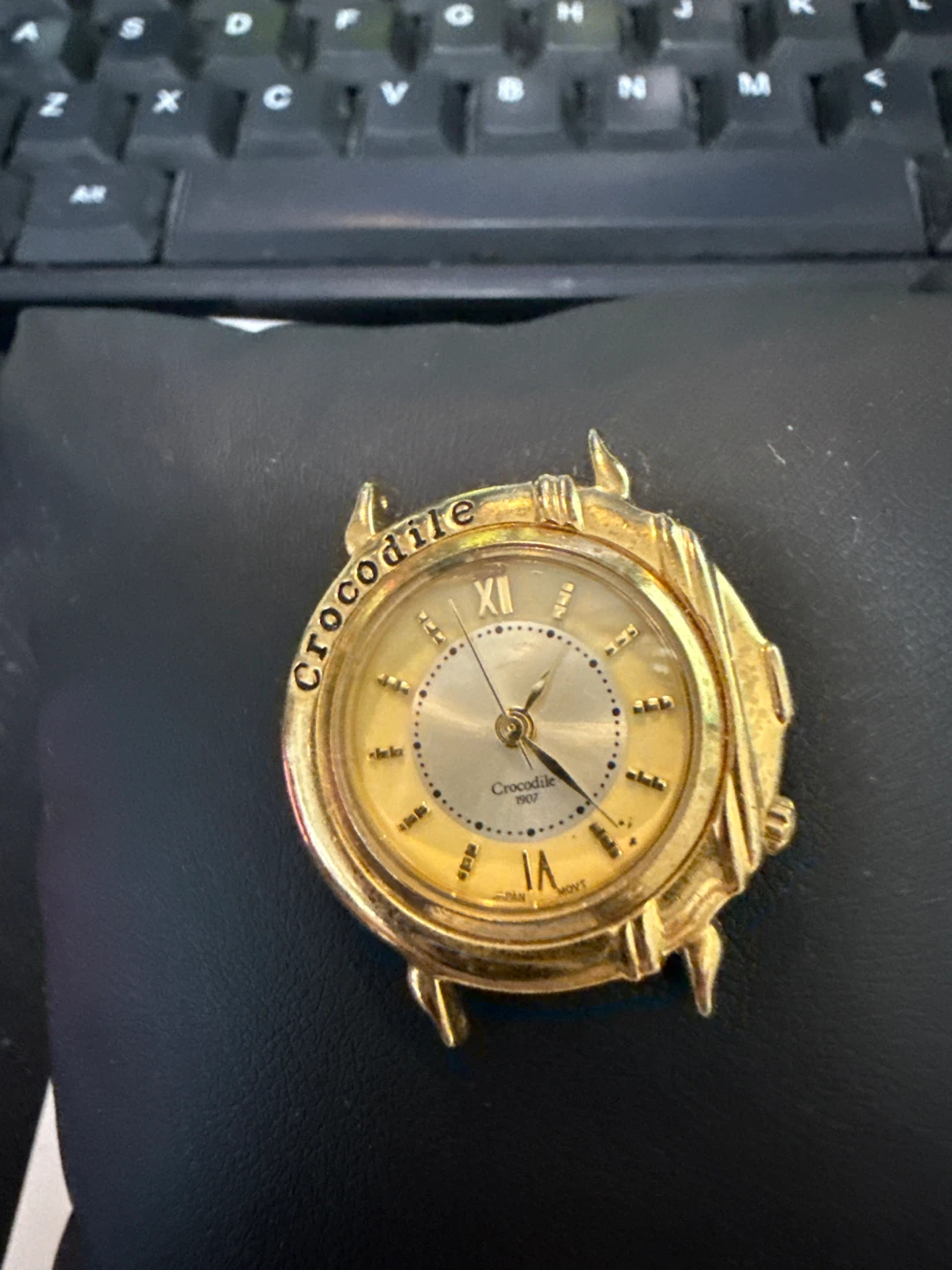 Crocodile 1907 Gold Tone Watch