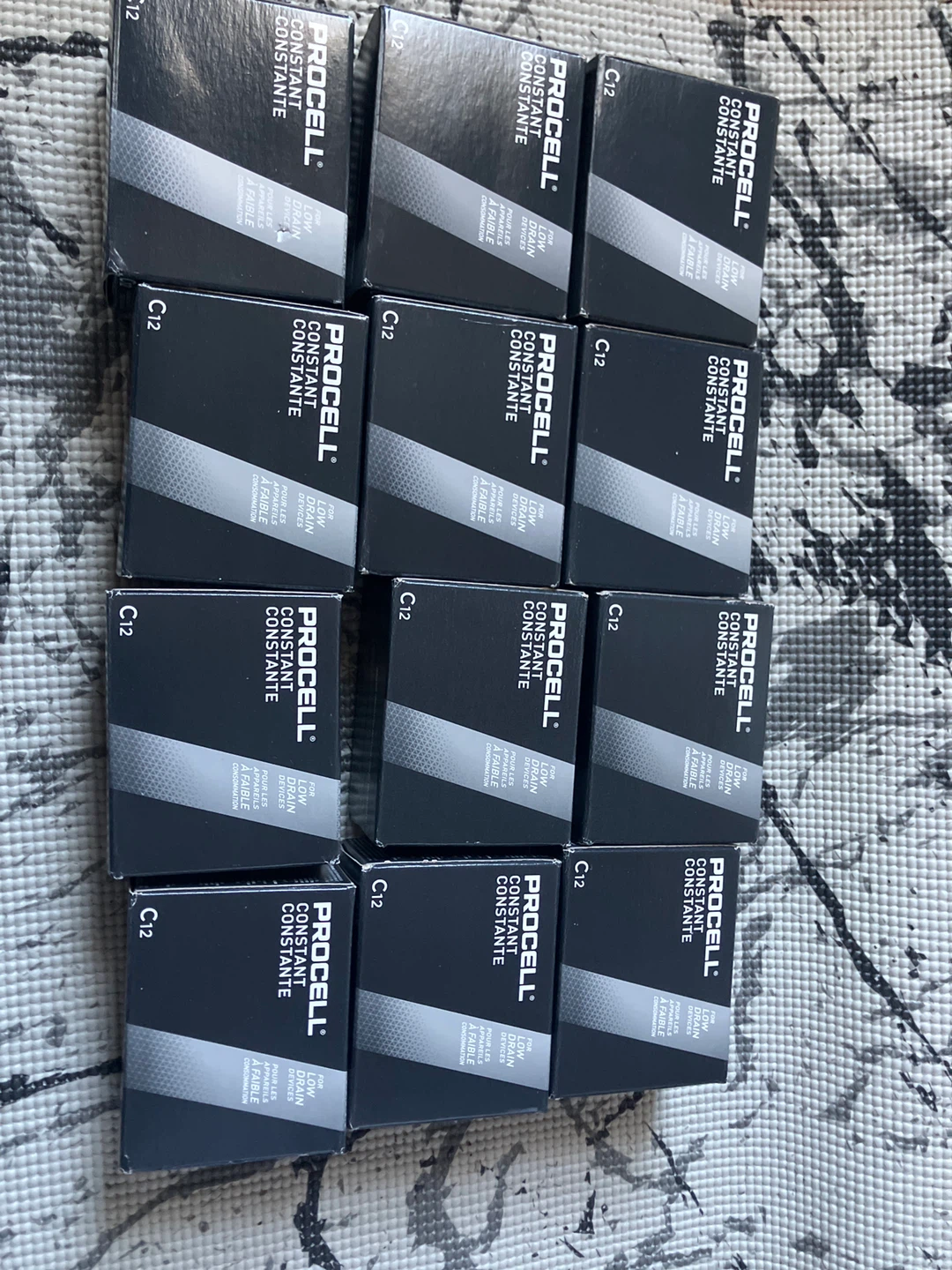 Procell constant c12 batteries (new)