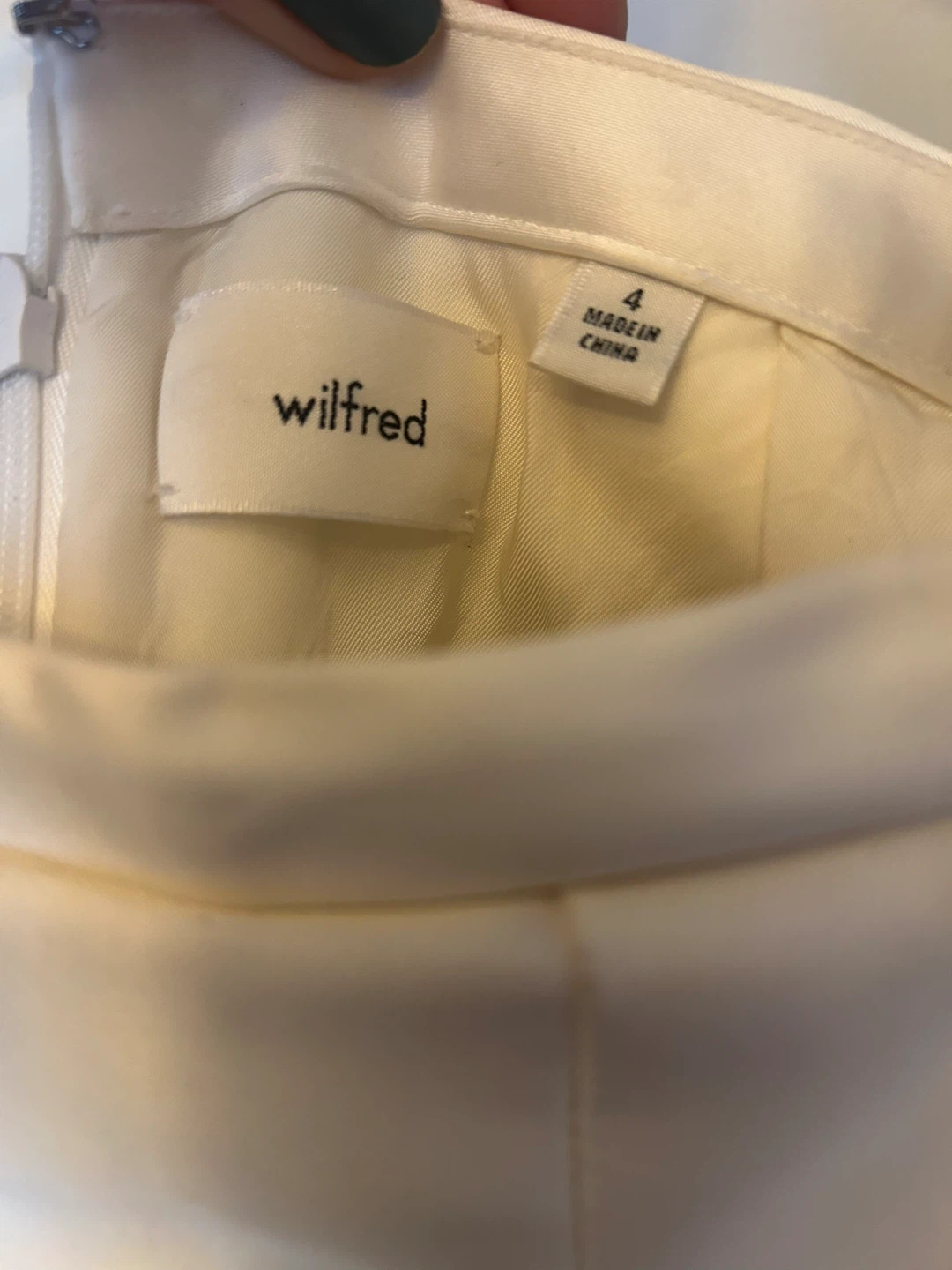 Wilfred Cream Bubble Skirt Size 4 - photo 2
