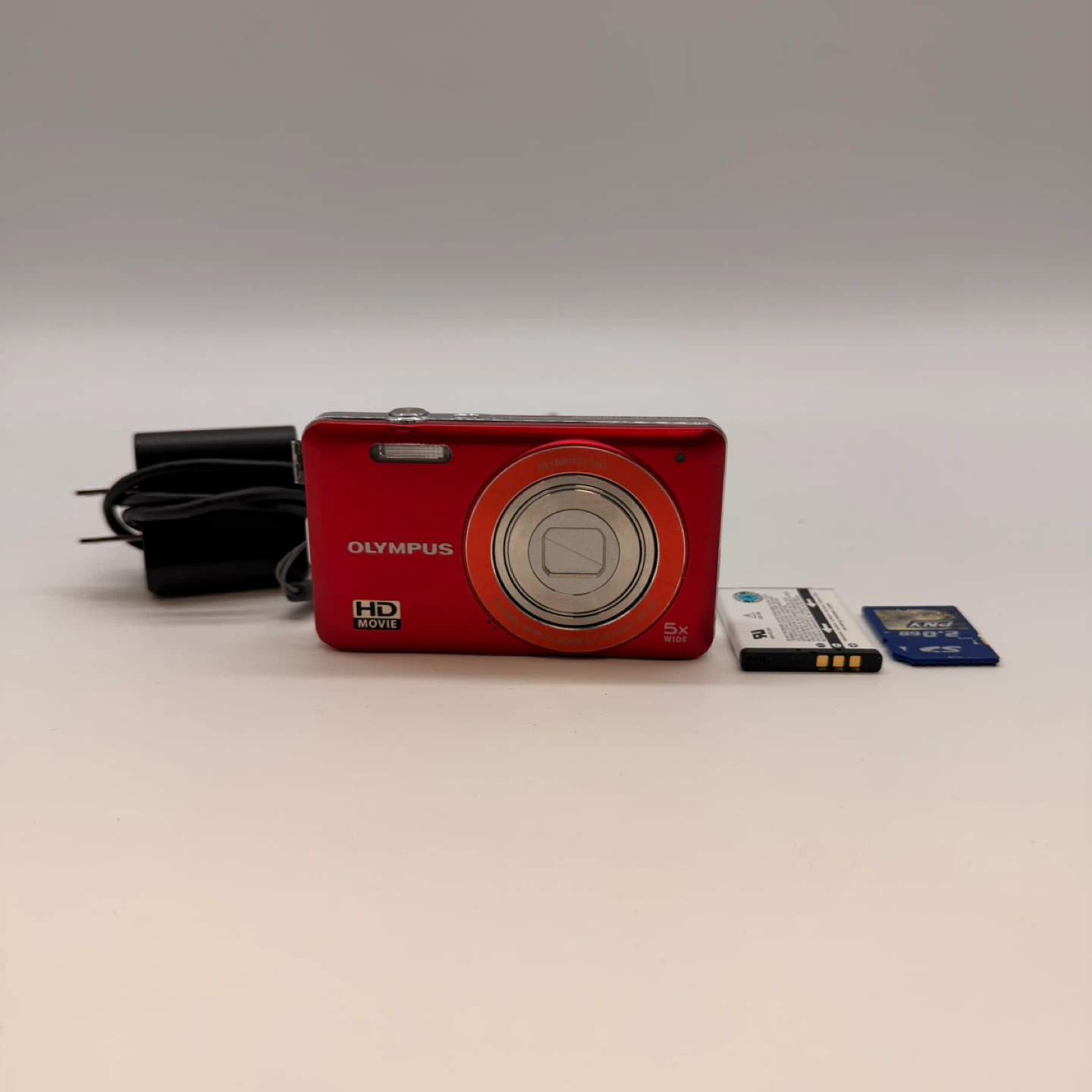 Olympus VG-120 Red 14MP Digital Camera