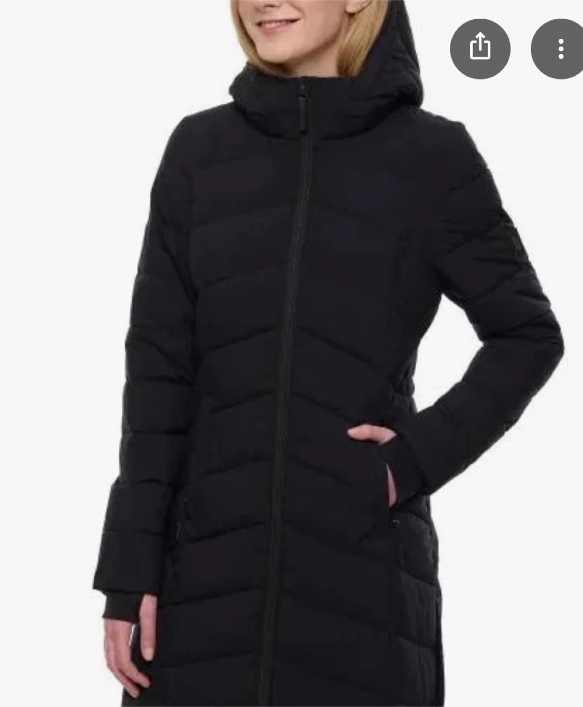 Lole Puffer Hooded Winter Coat