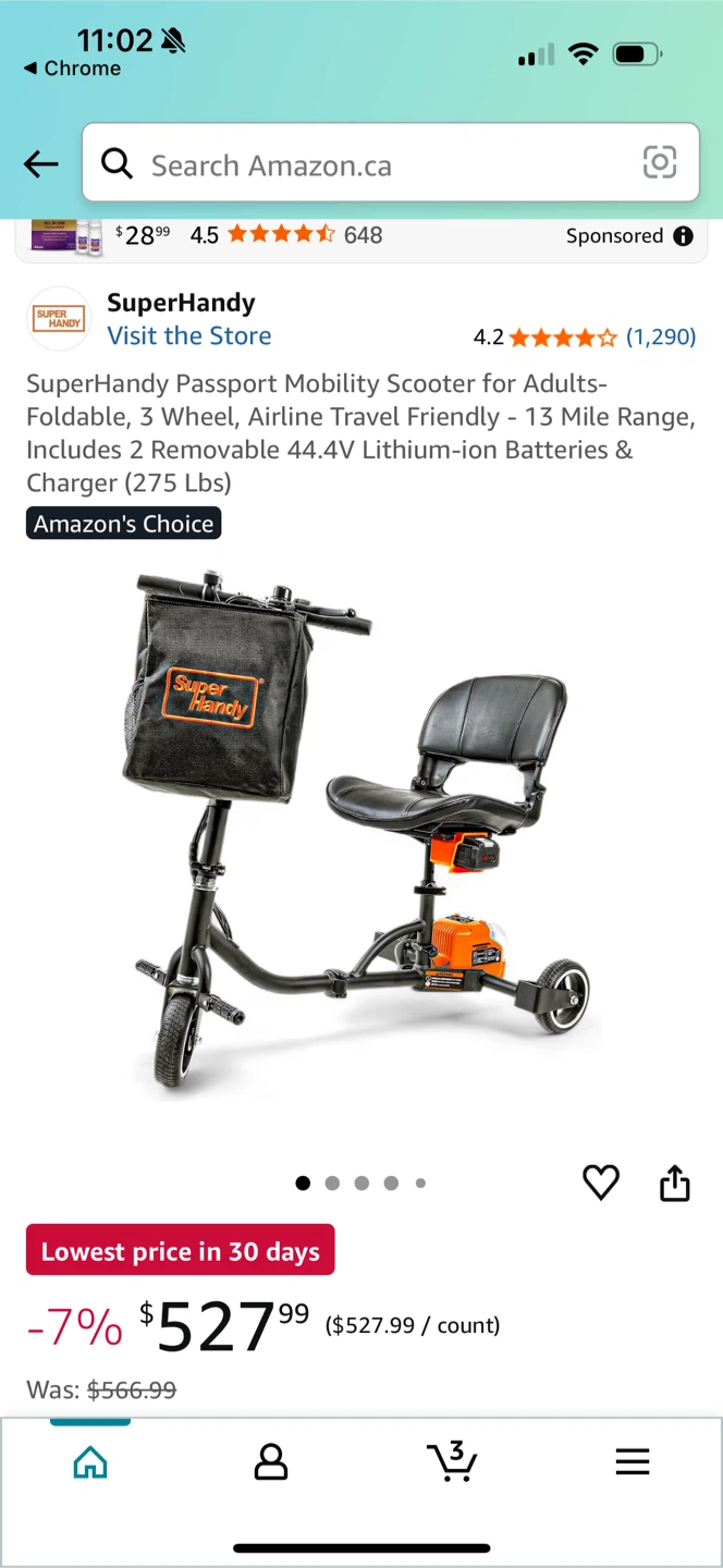 SuperHandy Mobility Scooter